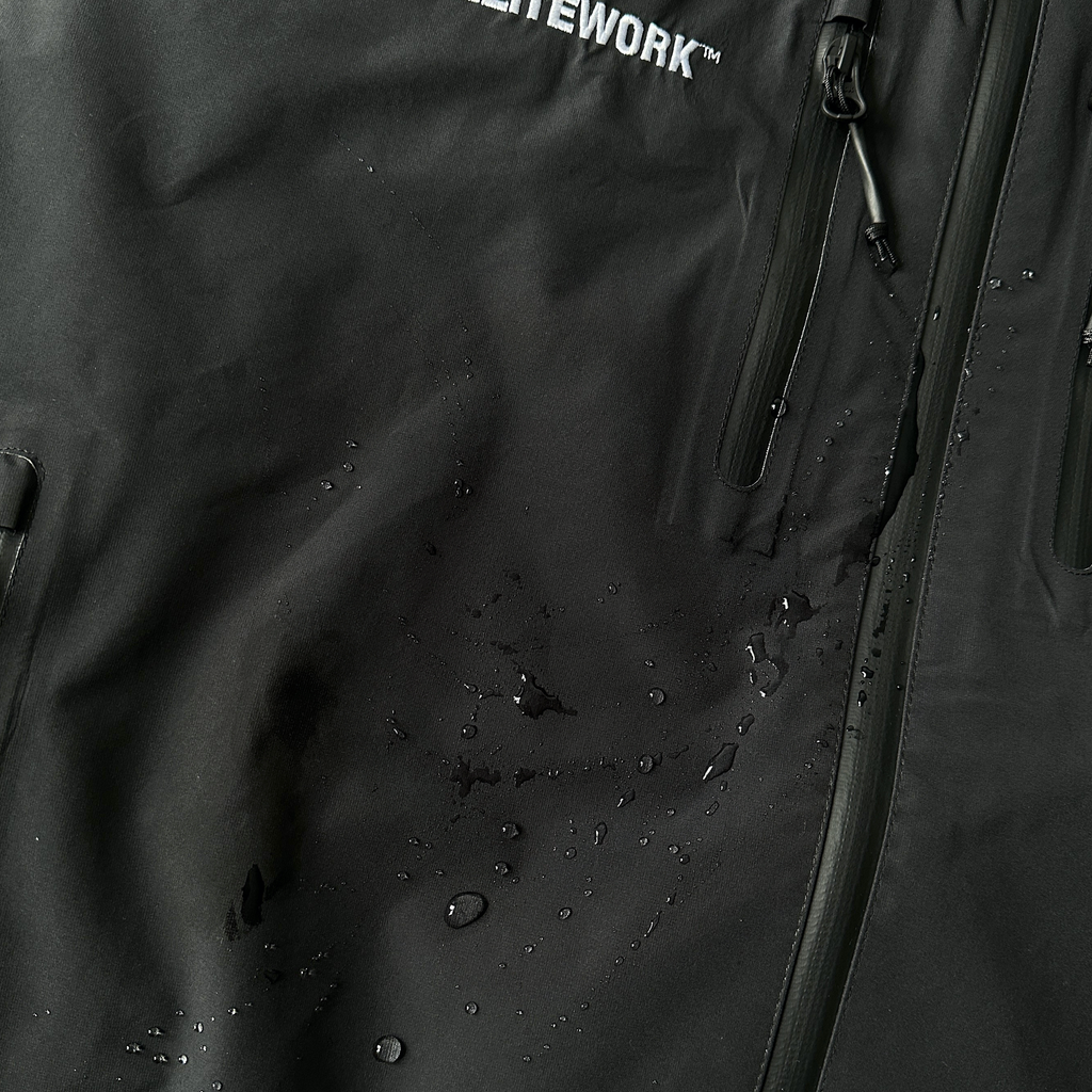 ELITEWORK WATERPROOF SHELL JACKET (BLACK)