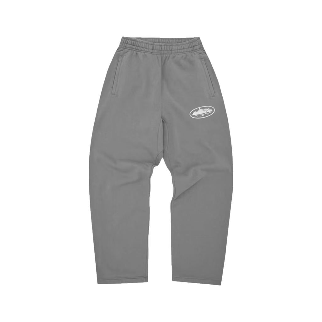 ISLAND PUFF PRINT ZIP PANTS (GREY)