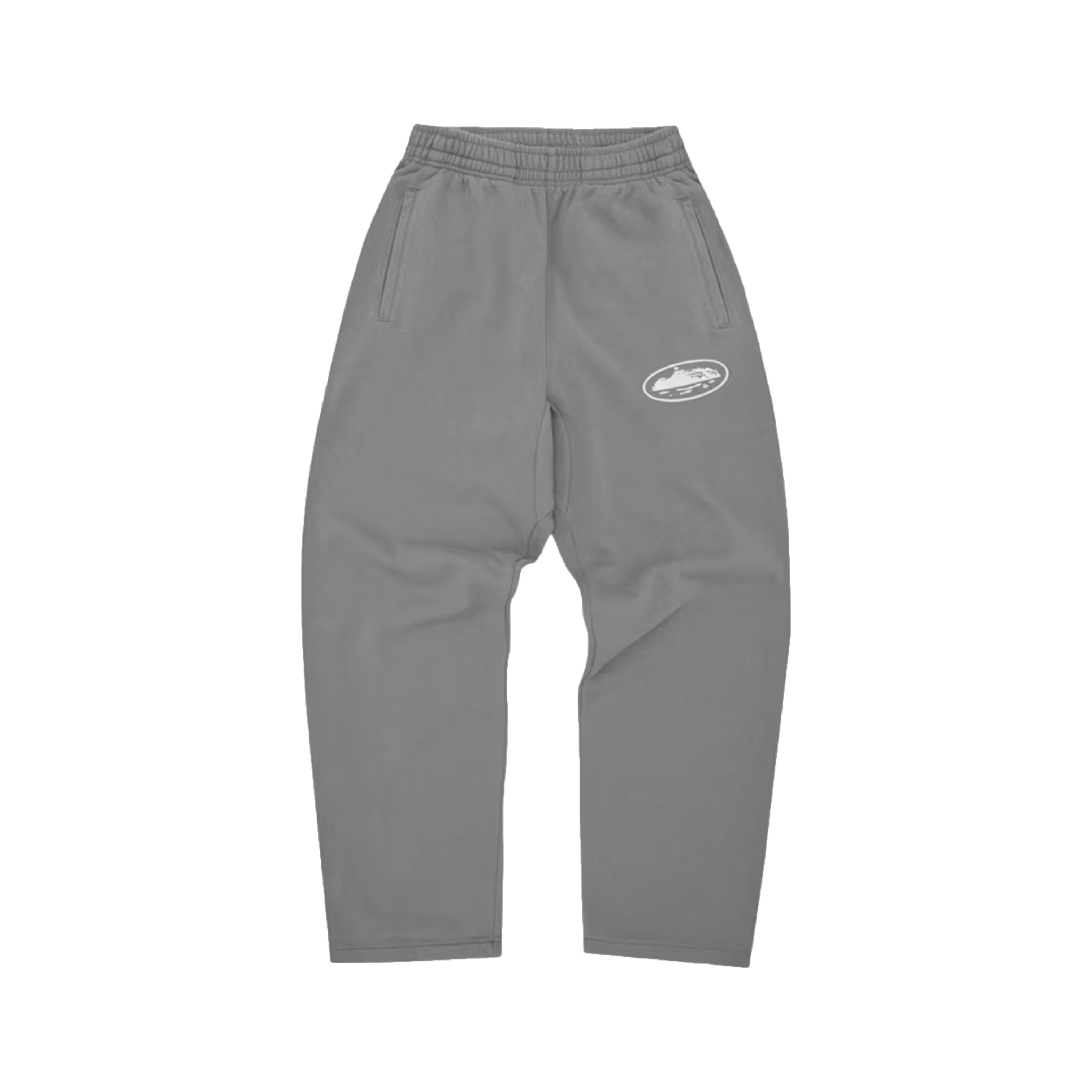 ISLAND PUFF PRINT ZIP PANTS (GREY)
