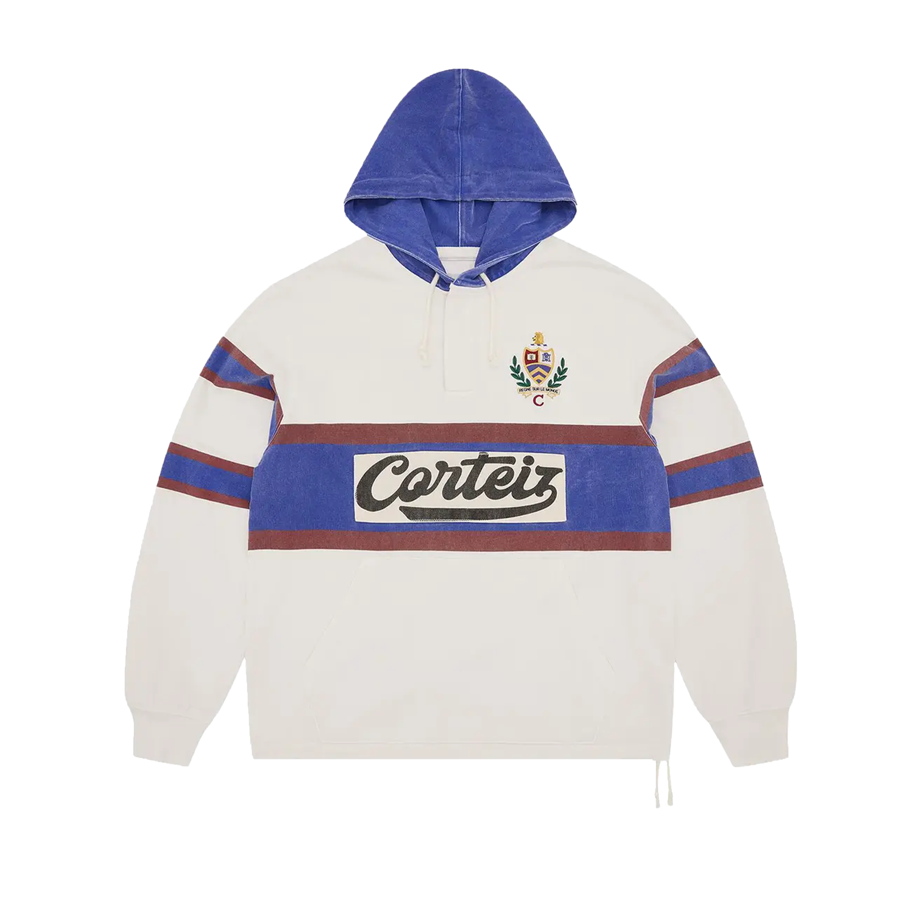 WINGER HOODED RUGBY -(OFF WHITE)
