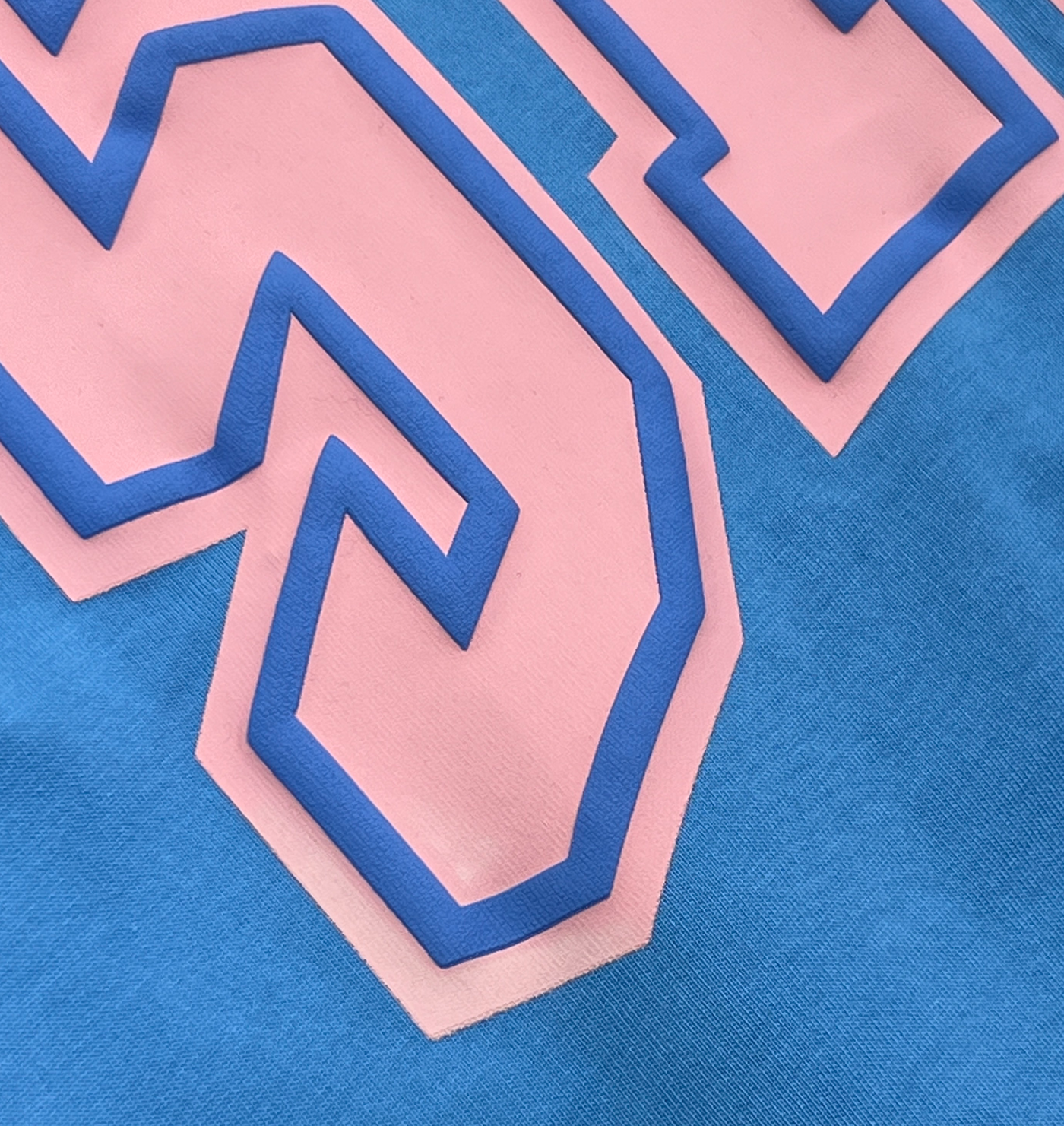 COLLEGE TEE (BLUE/PINK)