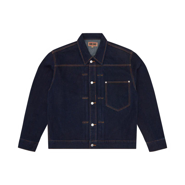 TYPE II FRAYED DENIM JACKET INDIGO