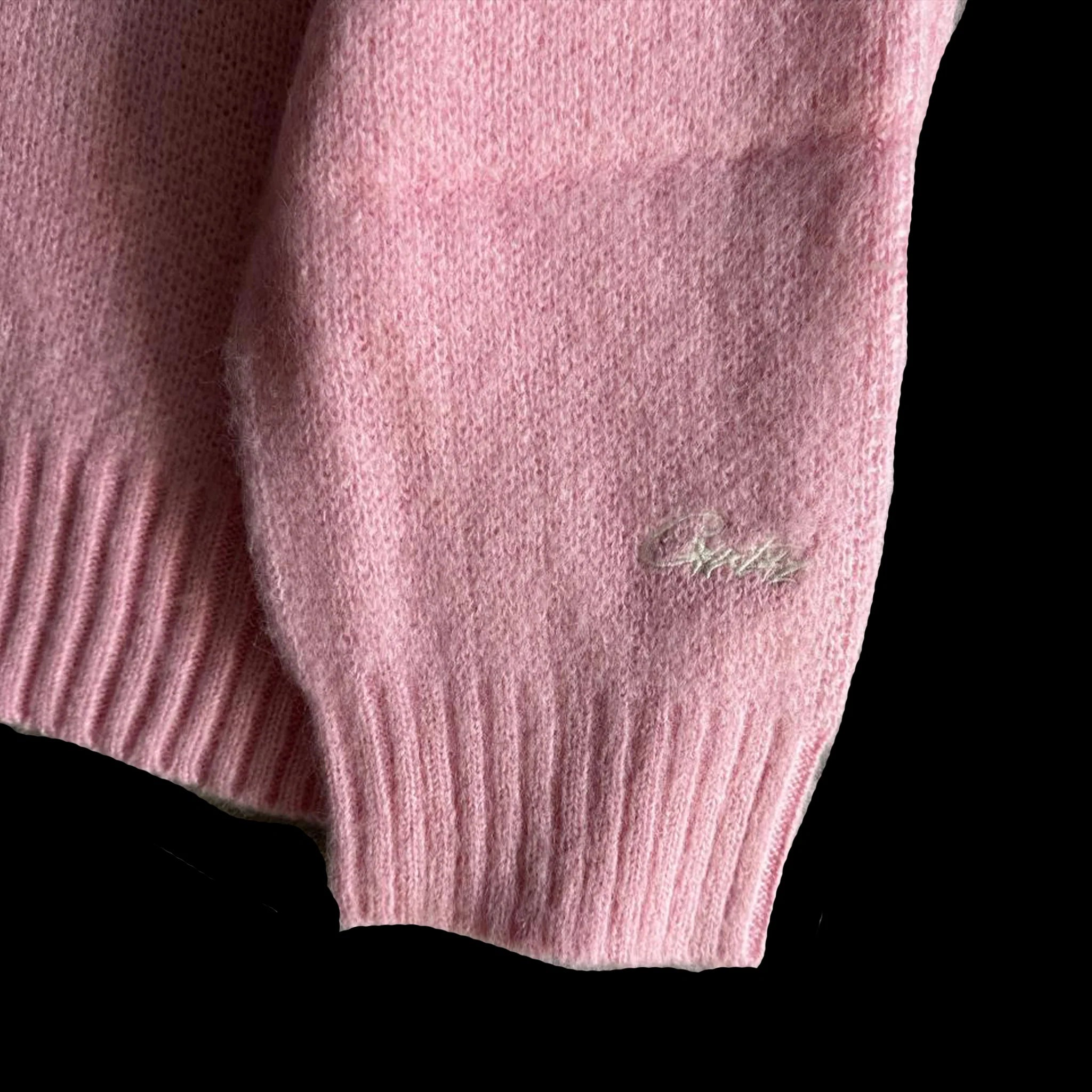 C STAR GRADIENT MOHAIR KNIT SWEATER (PINK)