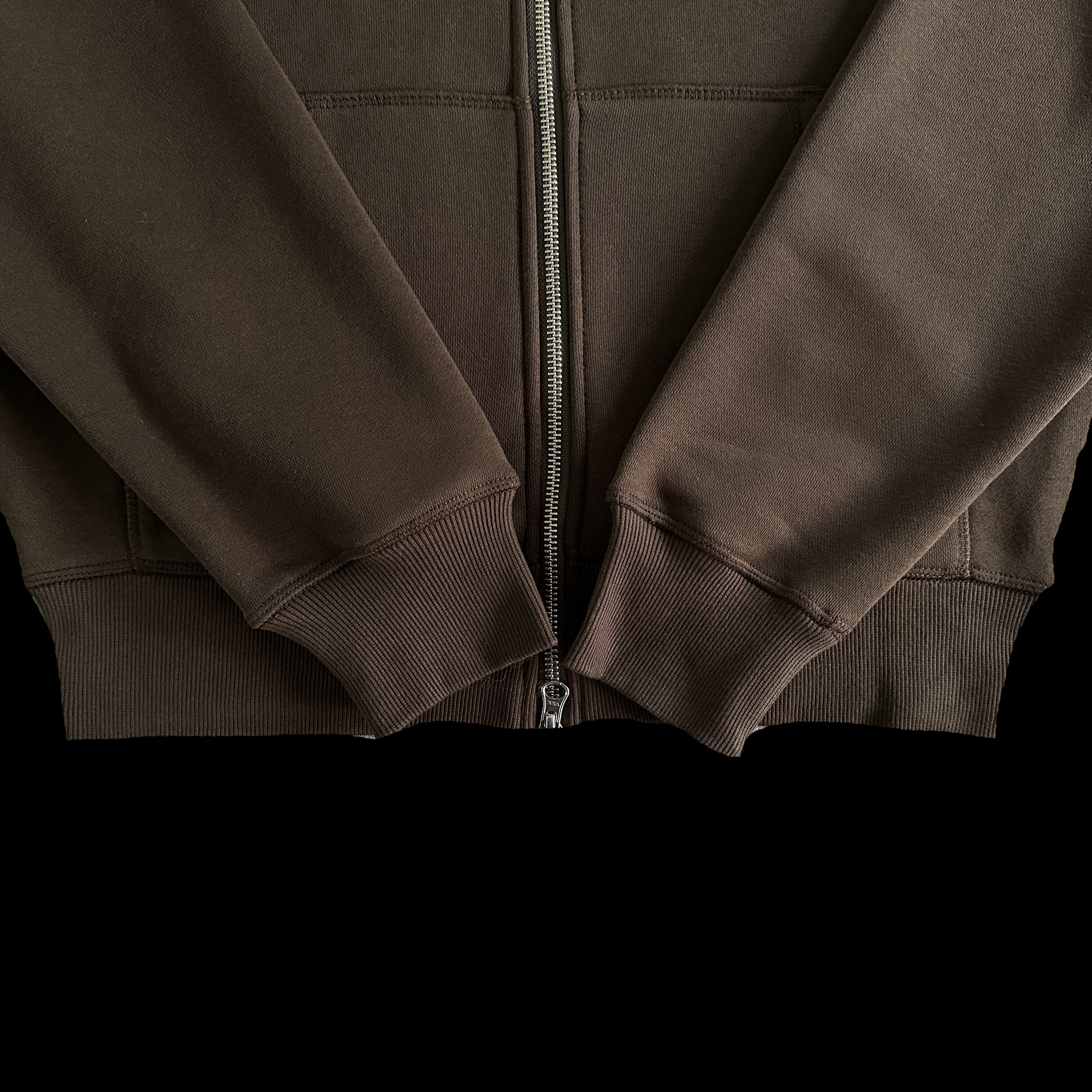 ISLAND PUFF PRINT ZIP TRACKSUIT (BROWN)