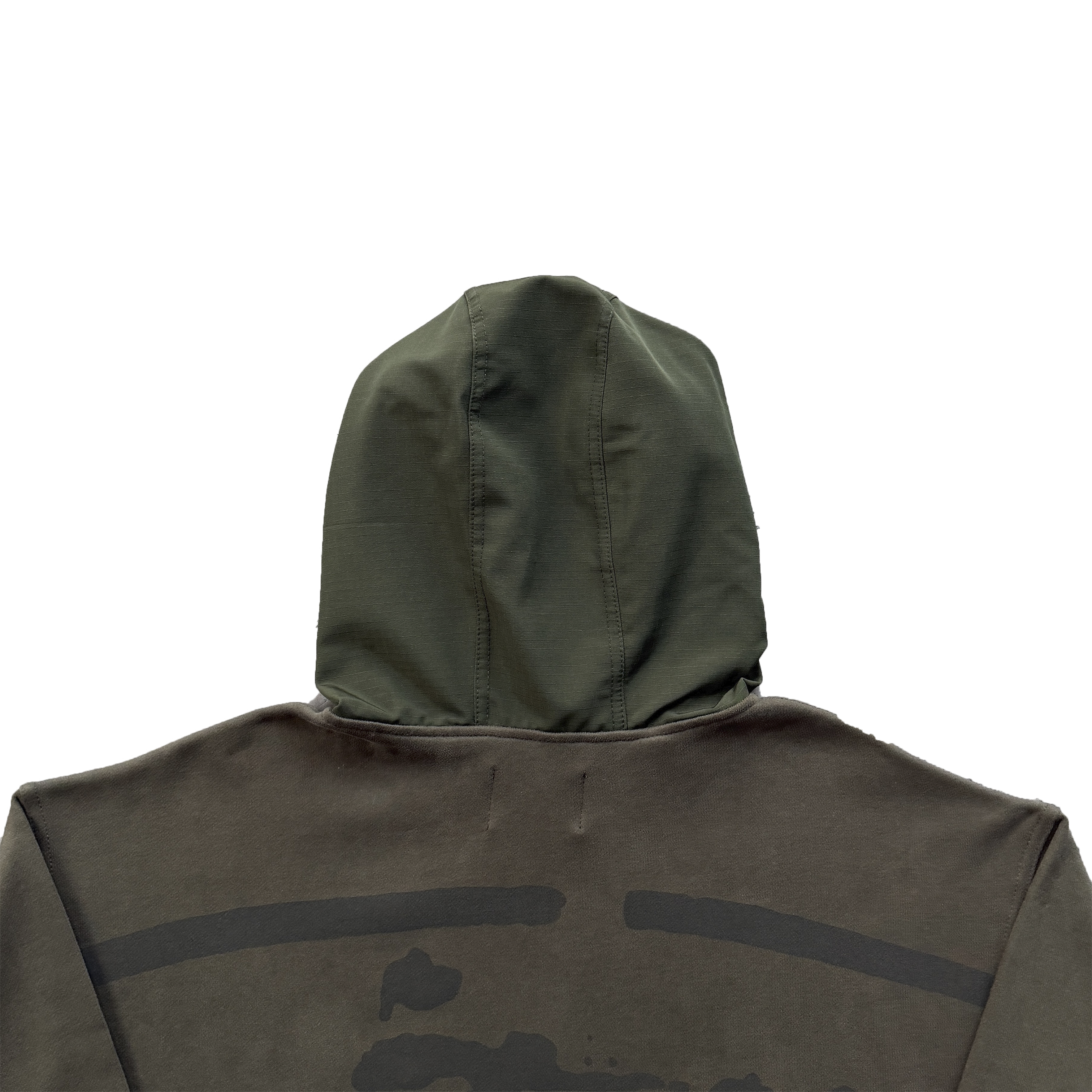RTW GUERILLAZ RIPSTOP ZIP HOODIE - (OLIVE)