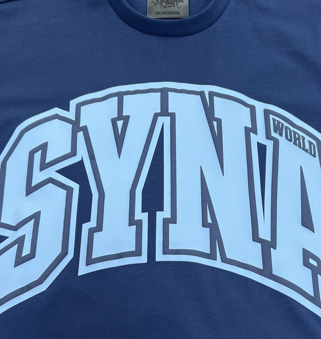 COLLEGE TEE (BLUE)