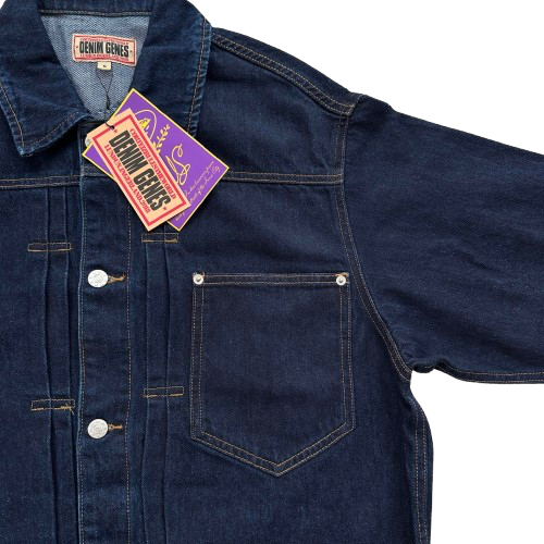 TYPE II FRAYED DENIM JACKET INDIGO