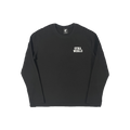 LS WAFFLE TEE - (BLACK)