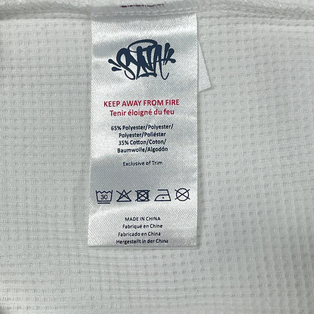 LS WAFFLE TEE - (WHITE)