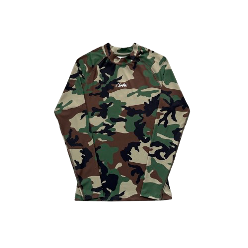 COMPRESSION TOP (WOODLAND CAMO)