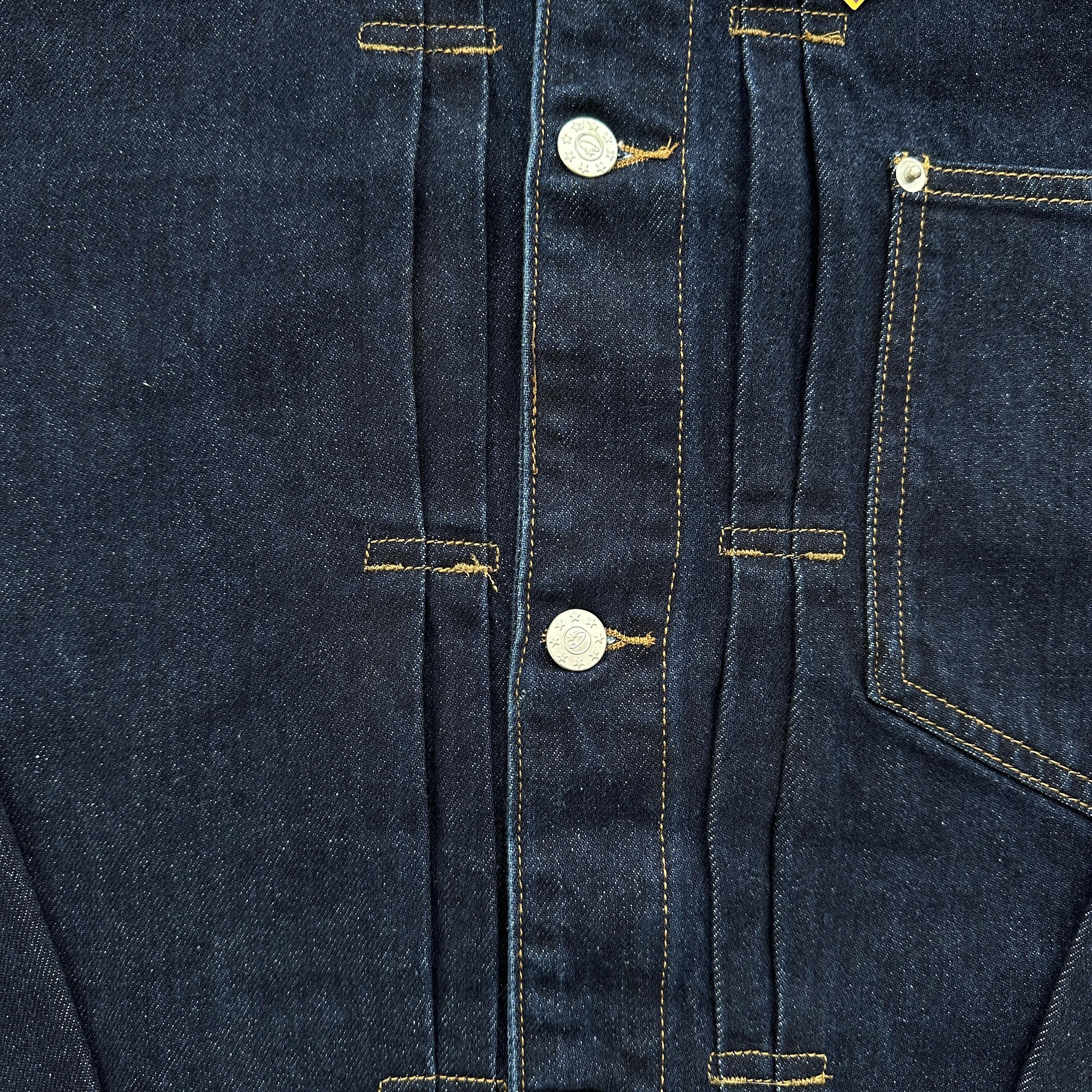 TYPE II FRAYED DENIM JACKET INDIGO