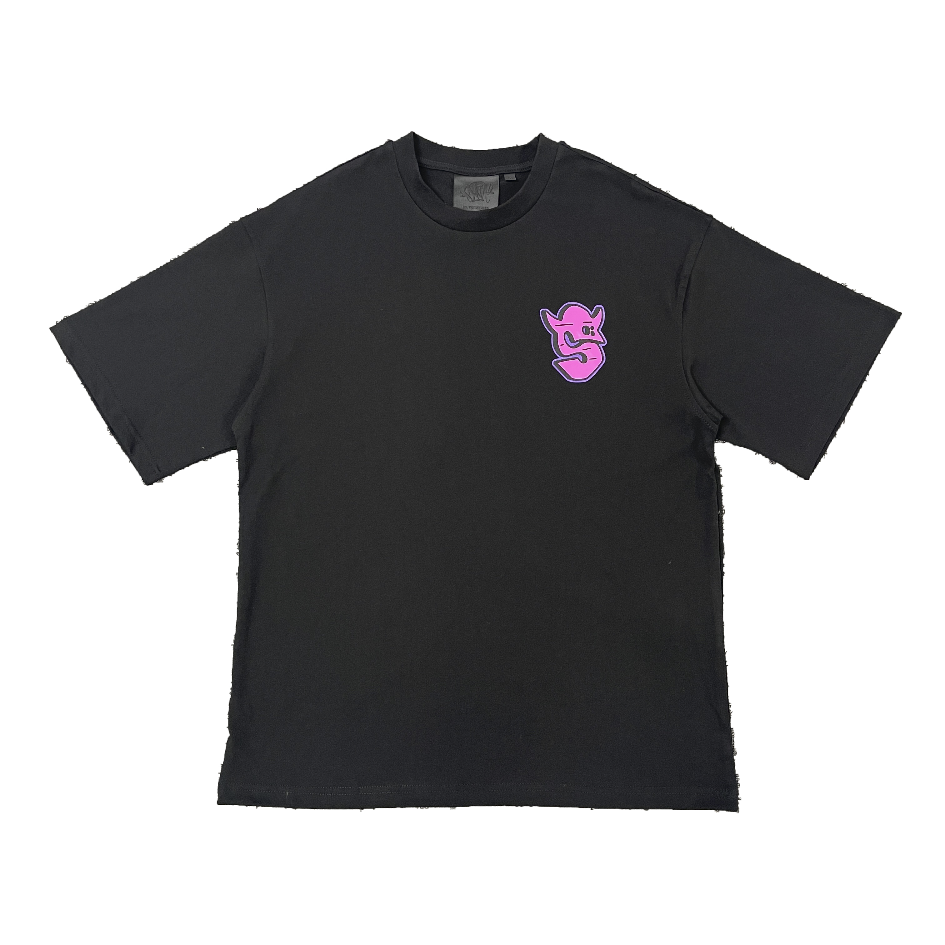 GRAF PRINTED TEE - (BLACK/PURPLE)
