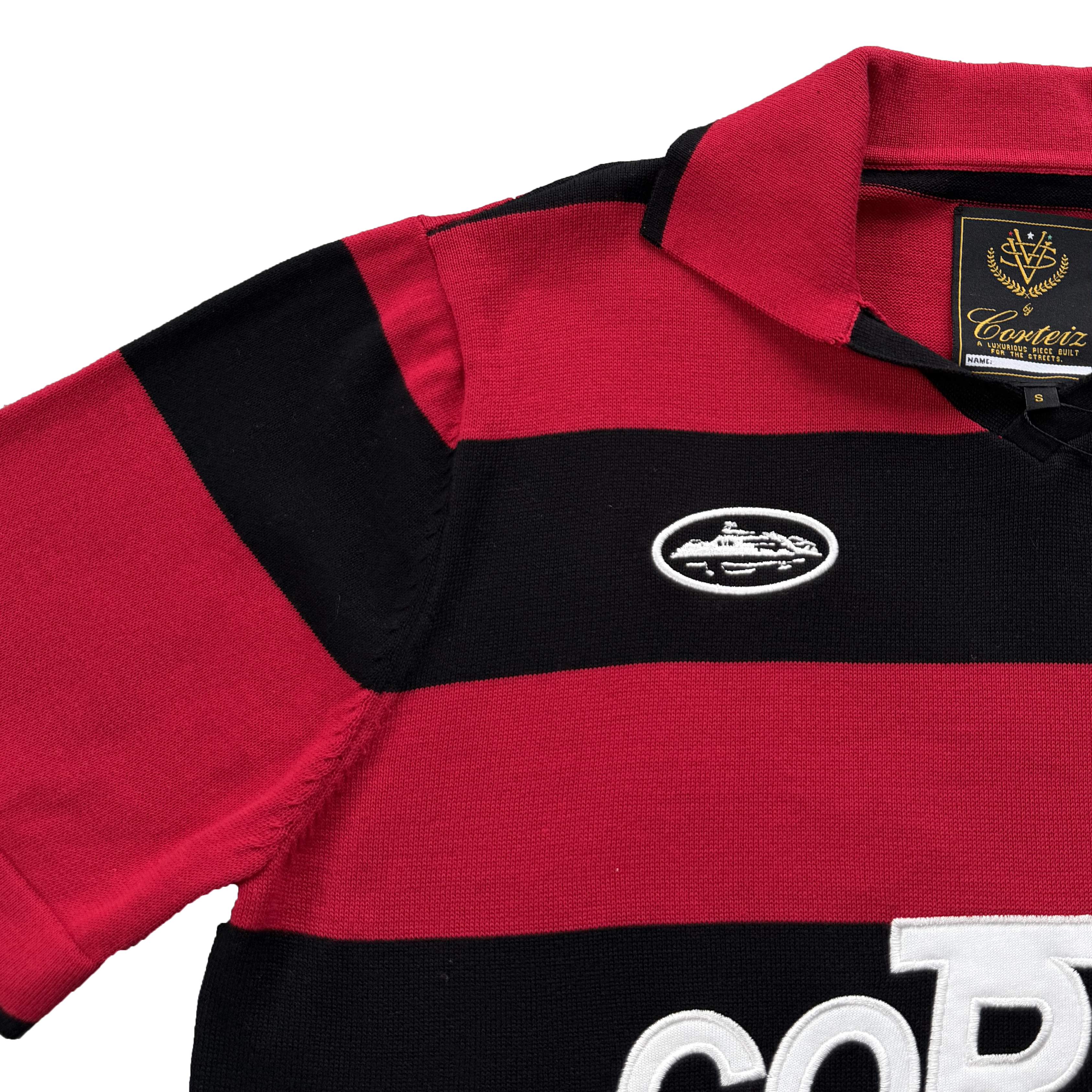 STRIPED KNIT JERSEY (RED)