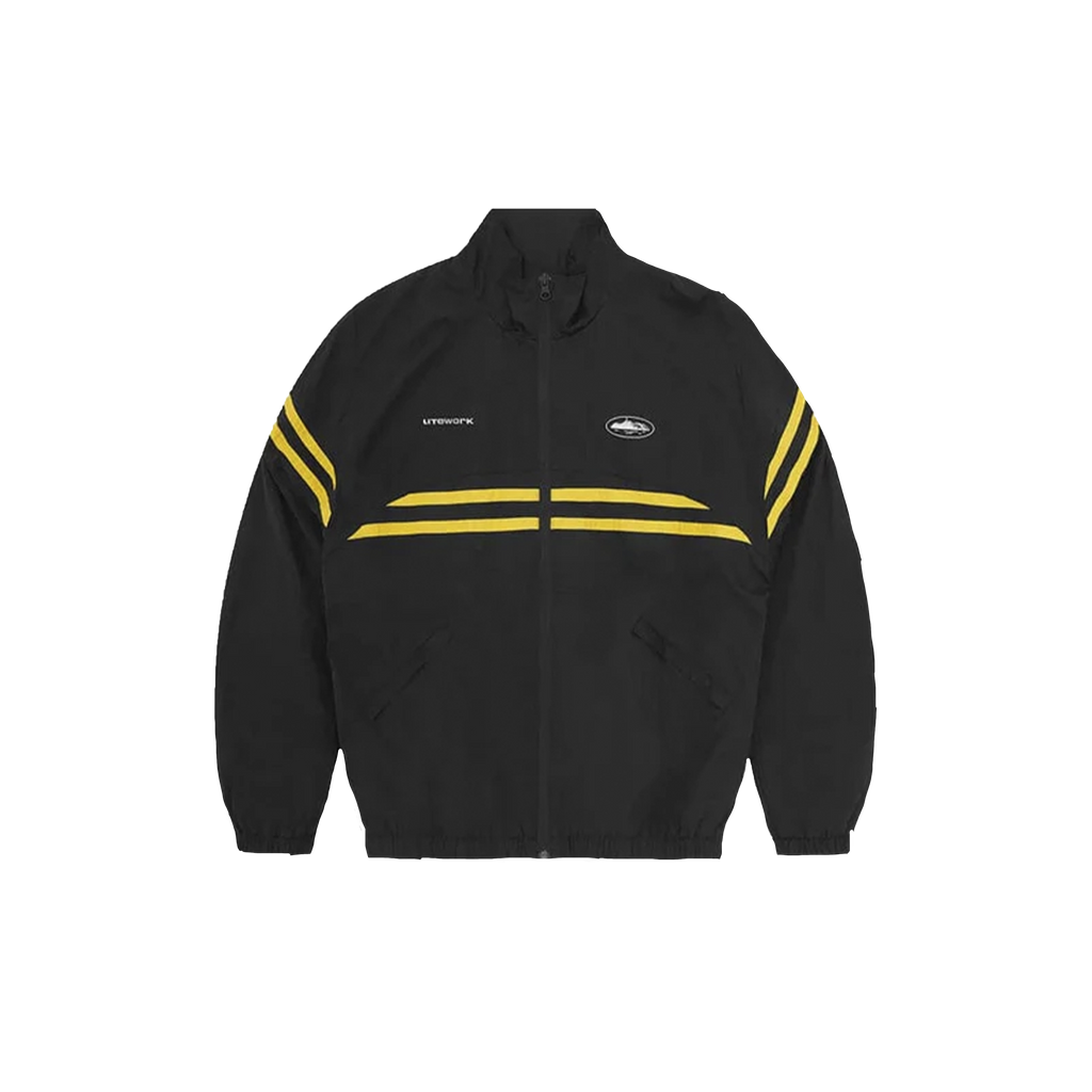 STRIPED LITEWORK JACKET (BLACK/YELLOW)