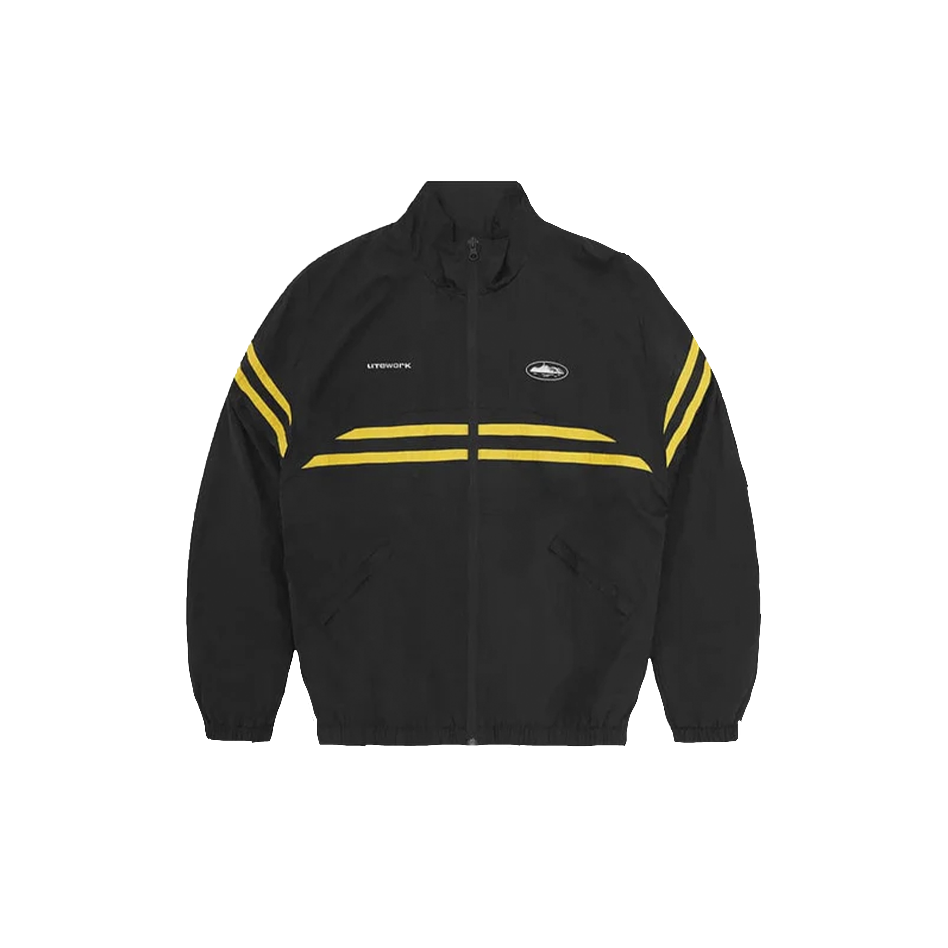 STRIPED LITEWORK JACKET (BLACK/YELLOW)