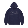 THICK STITCH ALLSTARZ ZIP HOODIE (NAVY)