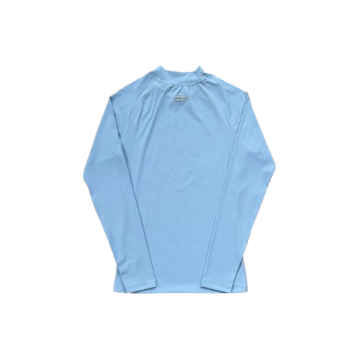 WHY ALWAYS ME COMPRESSION TOP (POWDER BLUE)