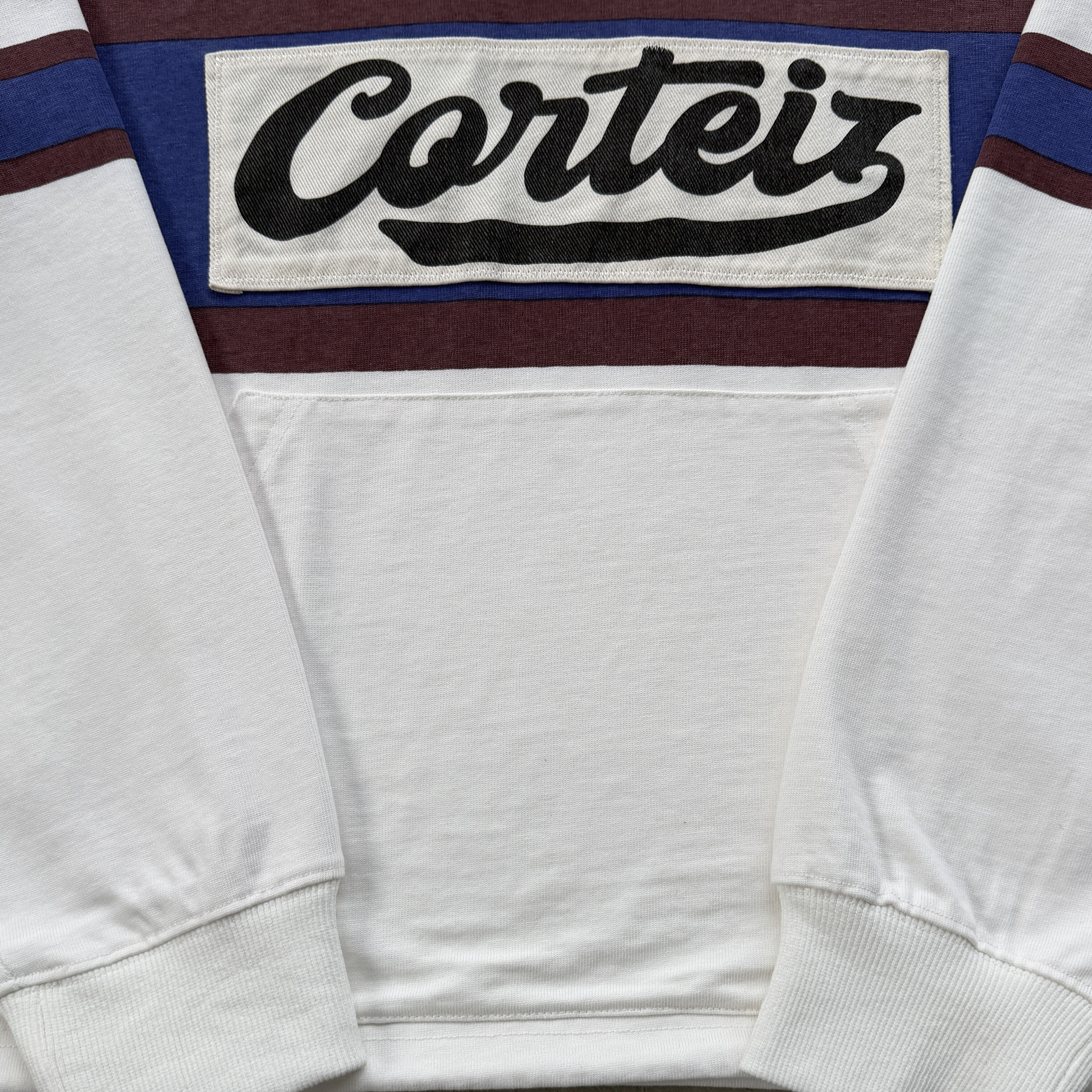 WINGER HOODED RUGBY -(OFF WHITE)