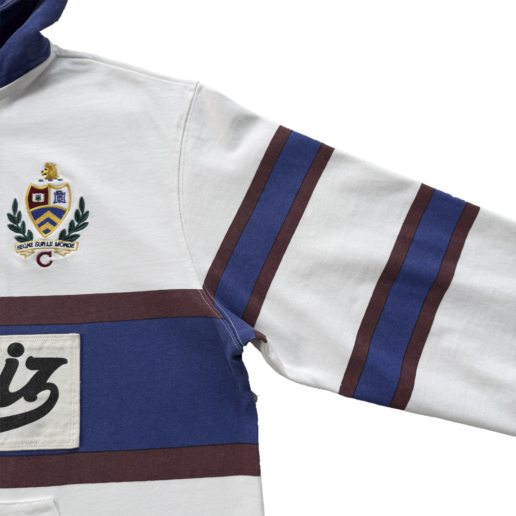 WINGER HOODED RUGBY -(OFF WHITE)