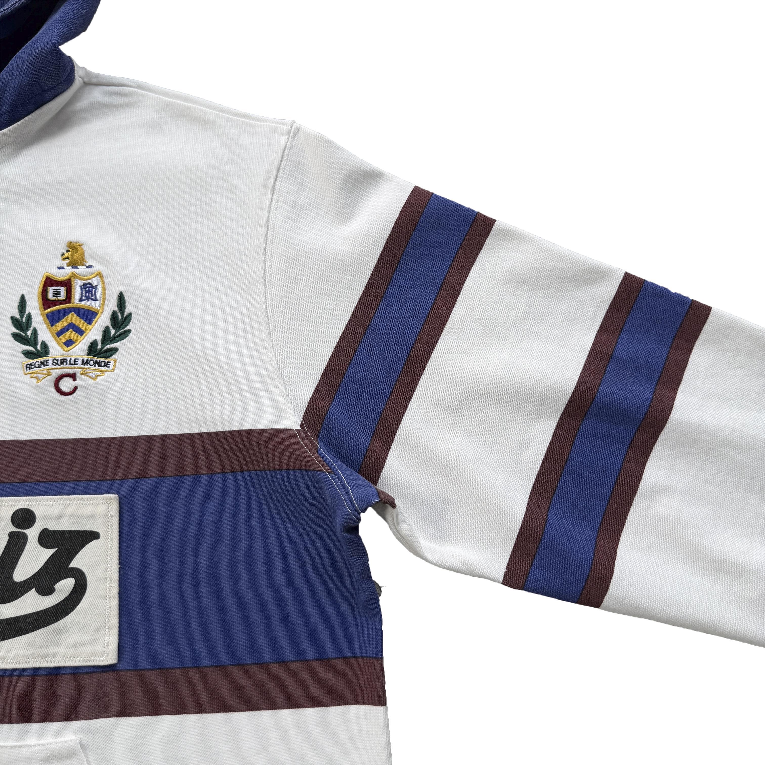 WINGER HOODED RUGBY -(OFF WHITE)