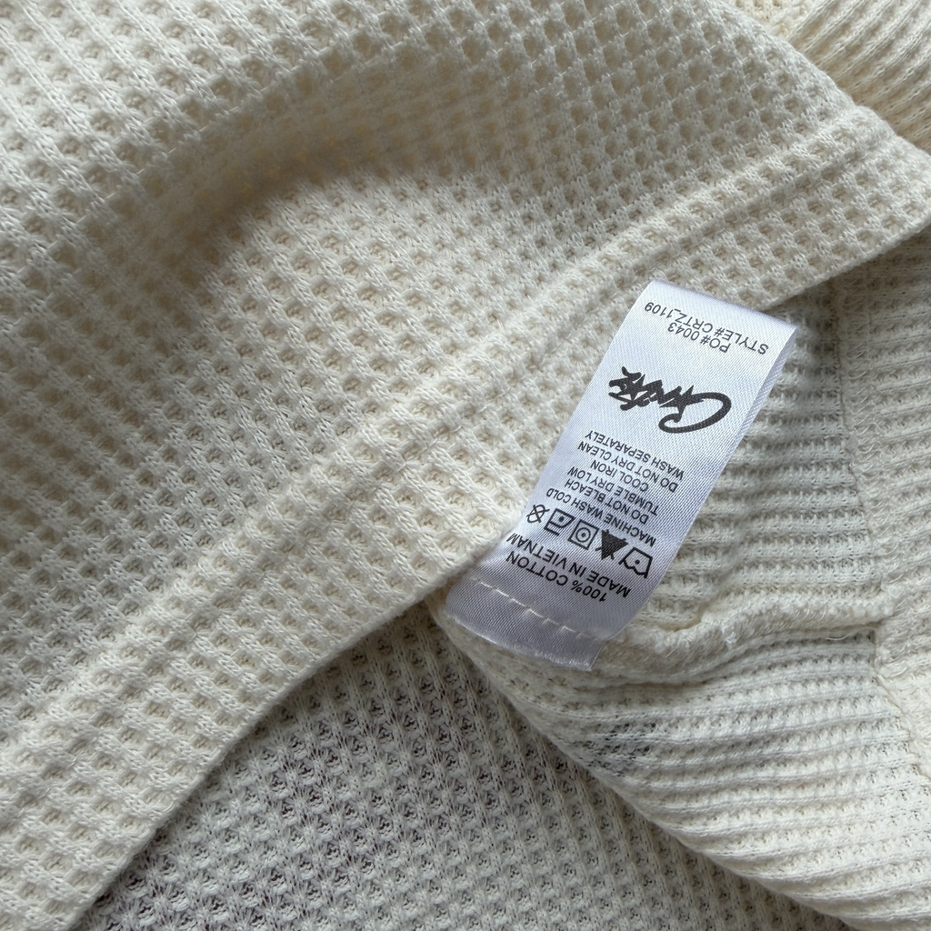 WORLDWIDE WAFFLE THERMAL (WHITE)