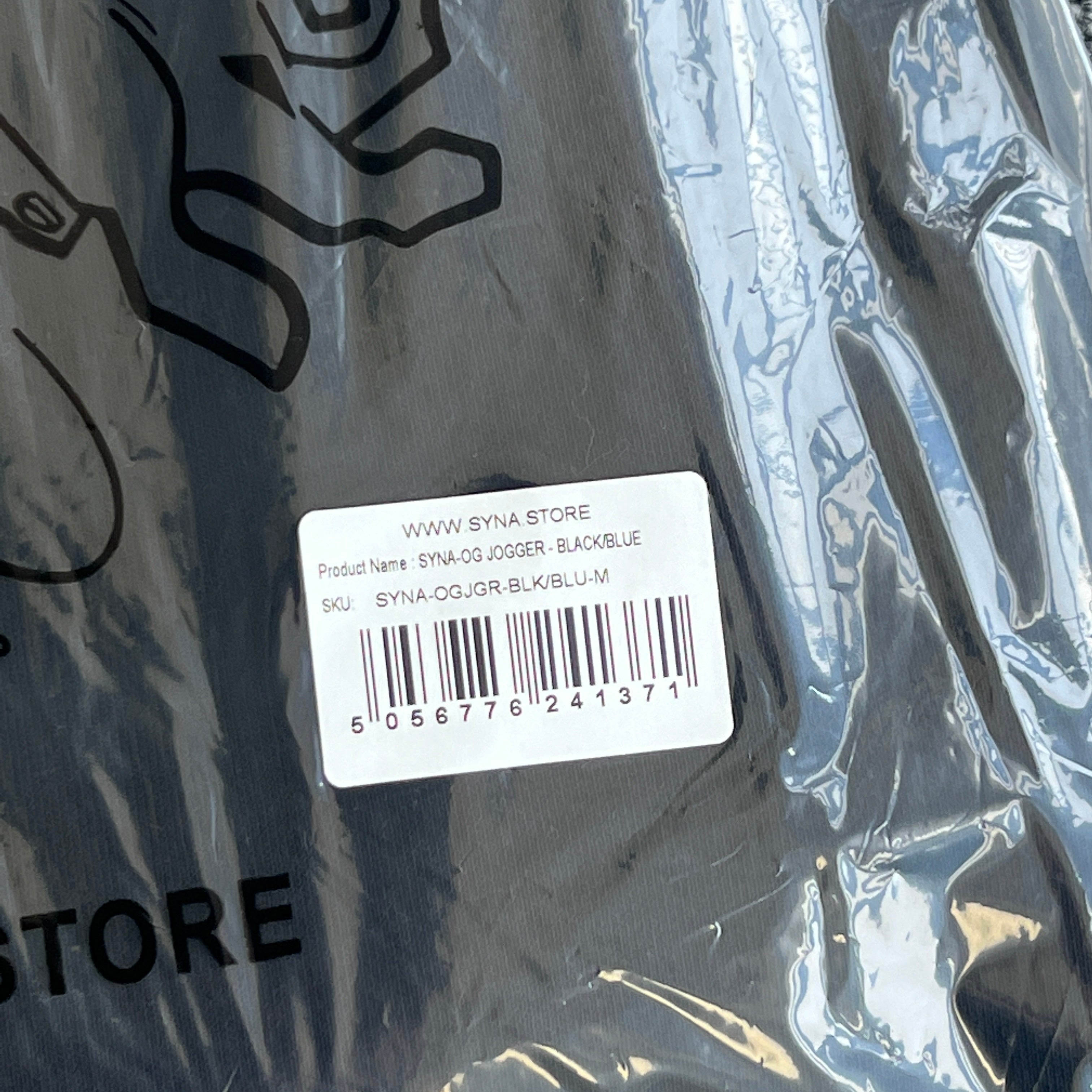WORLD OG SYNA TRACKSUIT-(BLACK/BLUE)