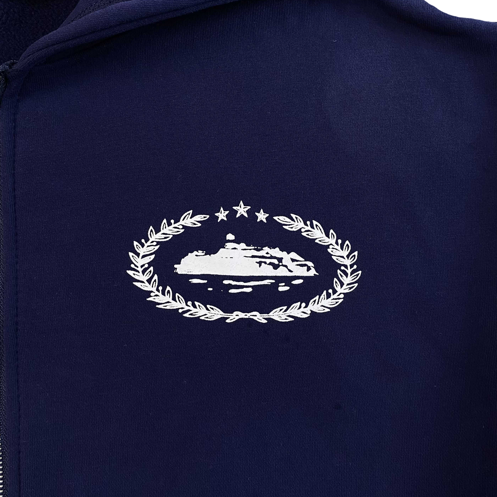 CORTEIZ SUPERIOR ROYALE ZIP HOODIE (NAVY)