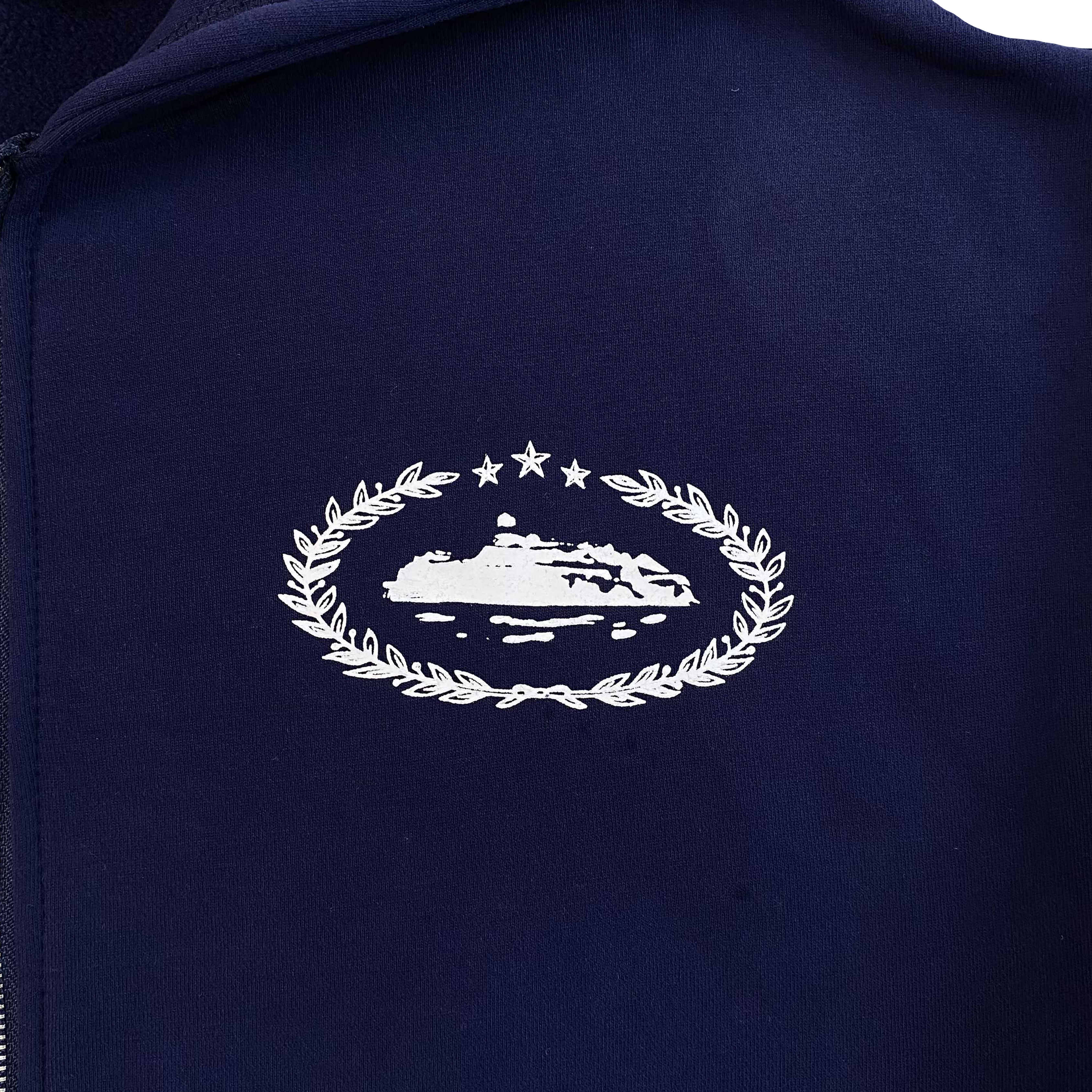 CORTEIZ SUPERIOR ROYALE ZIP HOODIE (NAVY)