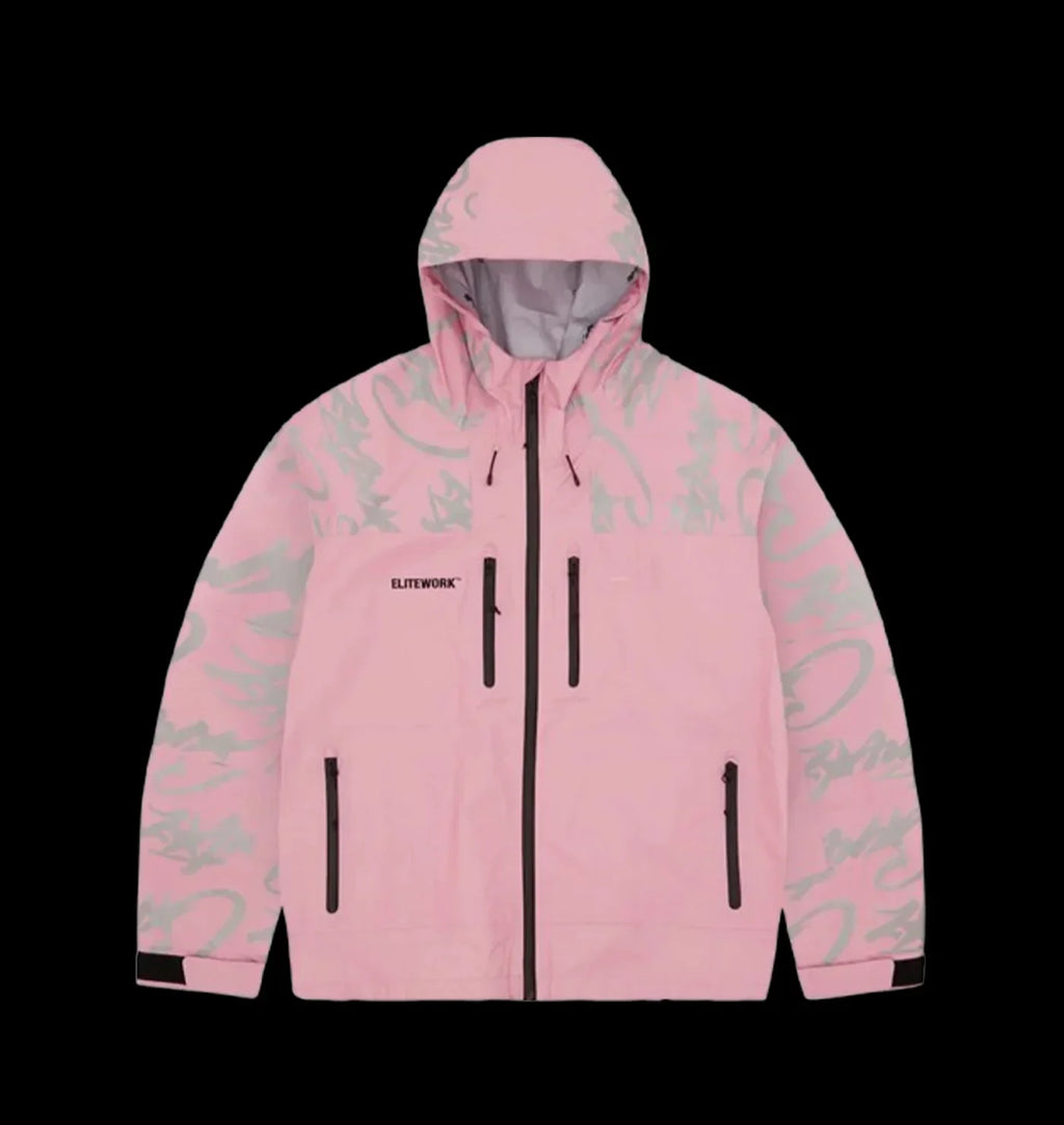 ELITEWORK WATERPROOF SHELL JACKET (PINK)