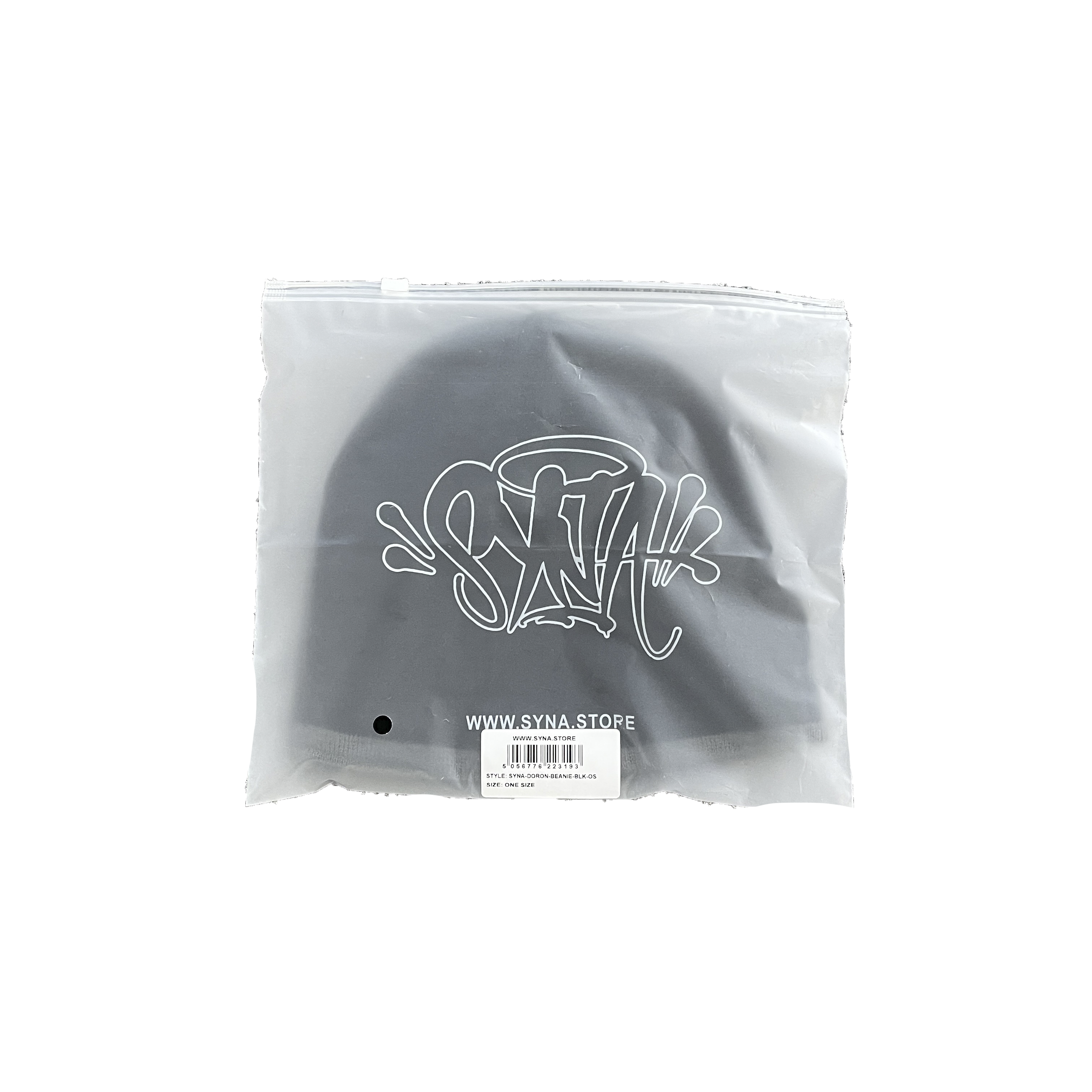 BIG LOGO WORLD SKULL CAP BEANIE (BLACK)