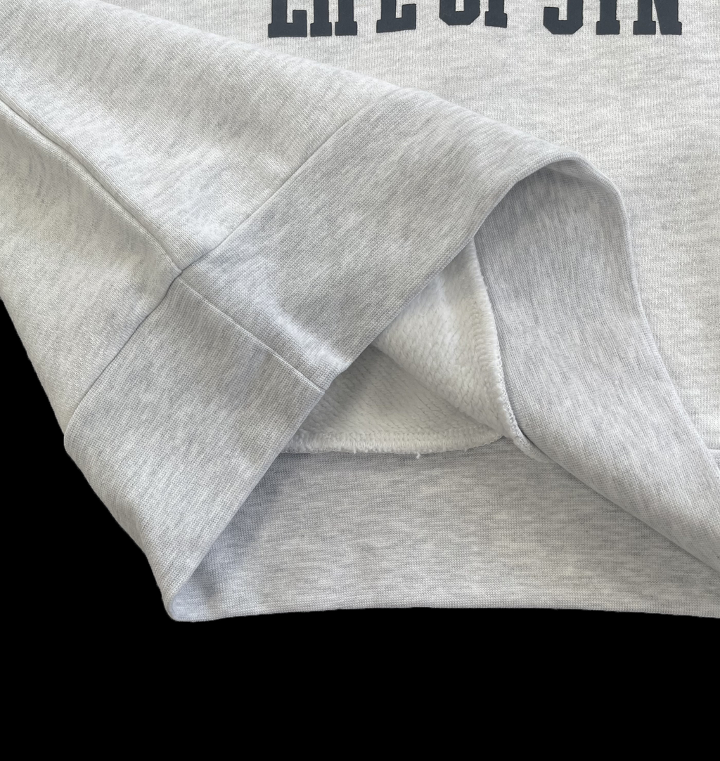 COLLEGE CREW SWEATER (GREY)