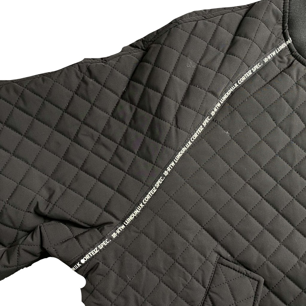 CORTEIZ QUILTED EXCHANGE BOMBER (BLACK)