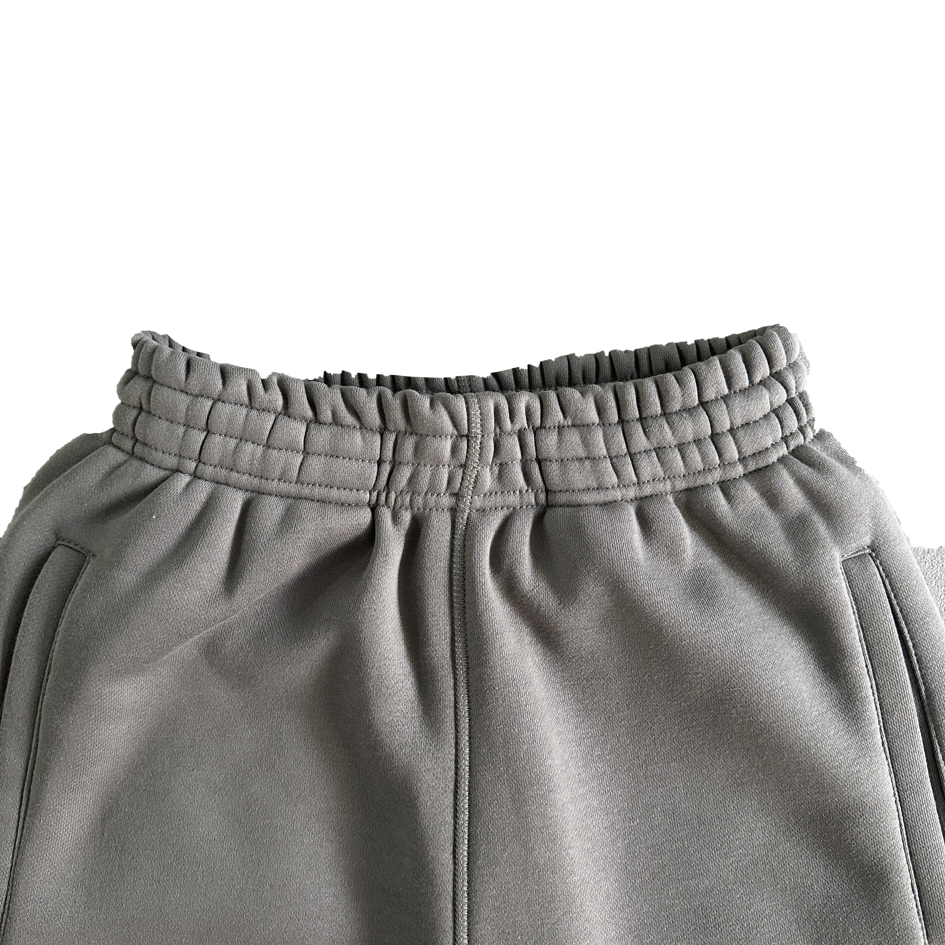 ISLAND PUFF PRINT ZIP PANTS (GREY)