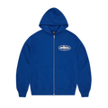 ISLAND PUFF PRINT ZIP HOODIE (WASHED ROYAL)