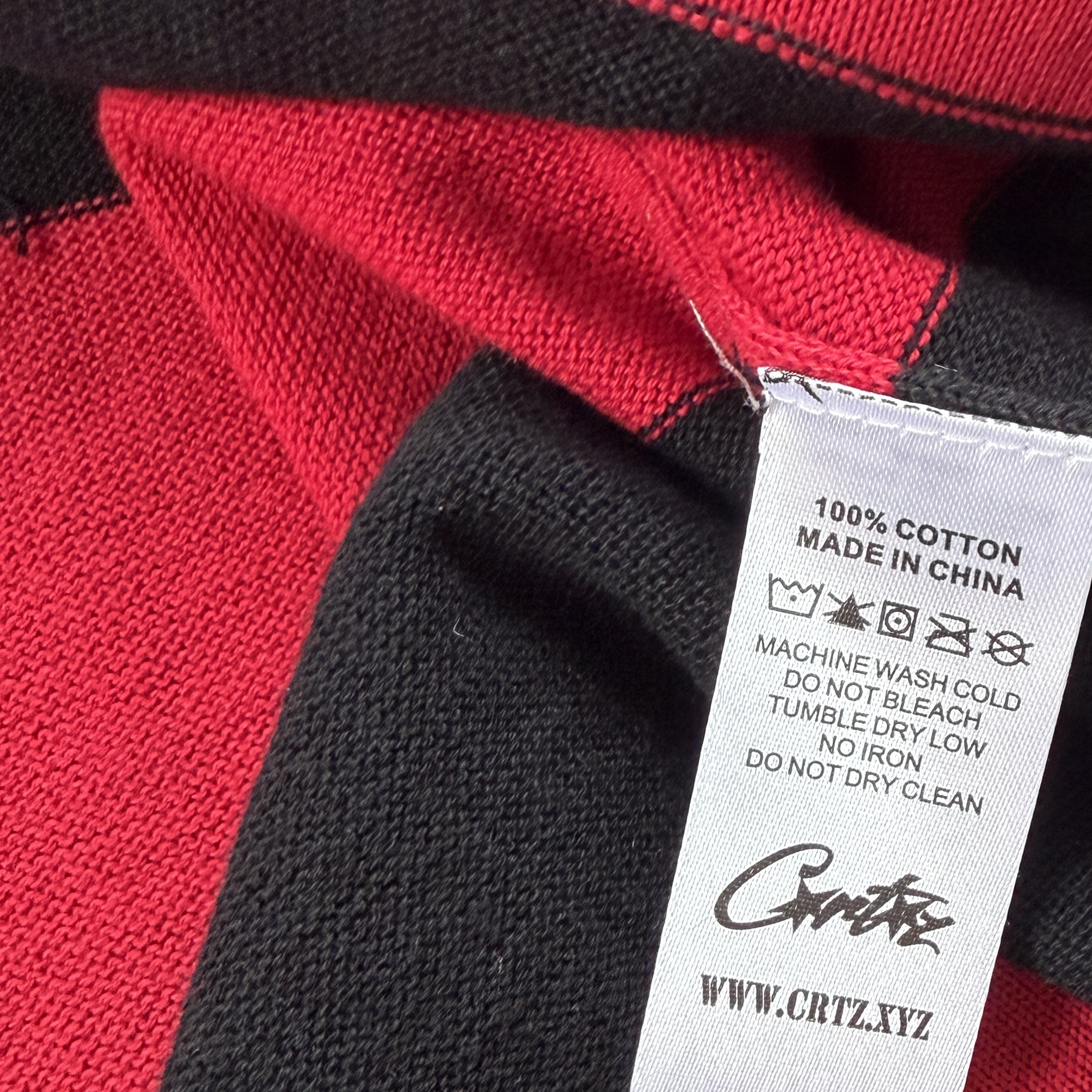 STRIPED KNIT JERSEY (RED)