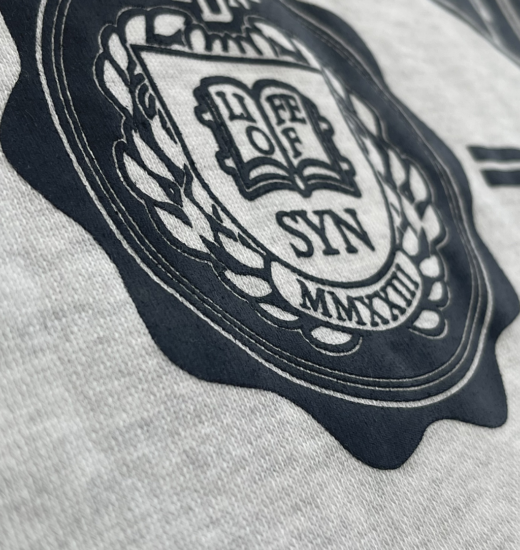 COLLEGE CREW SWEATER (GREY)