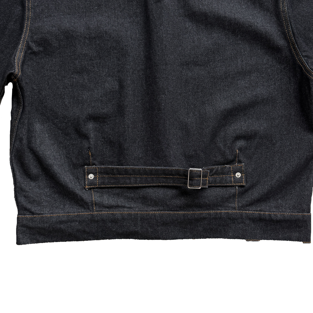 CREST CHAINSTITCH DENIM JACKET (WASHED)