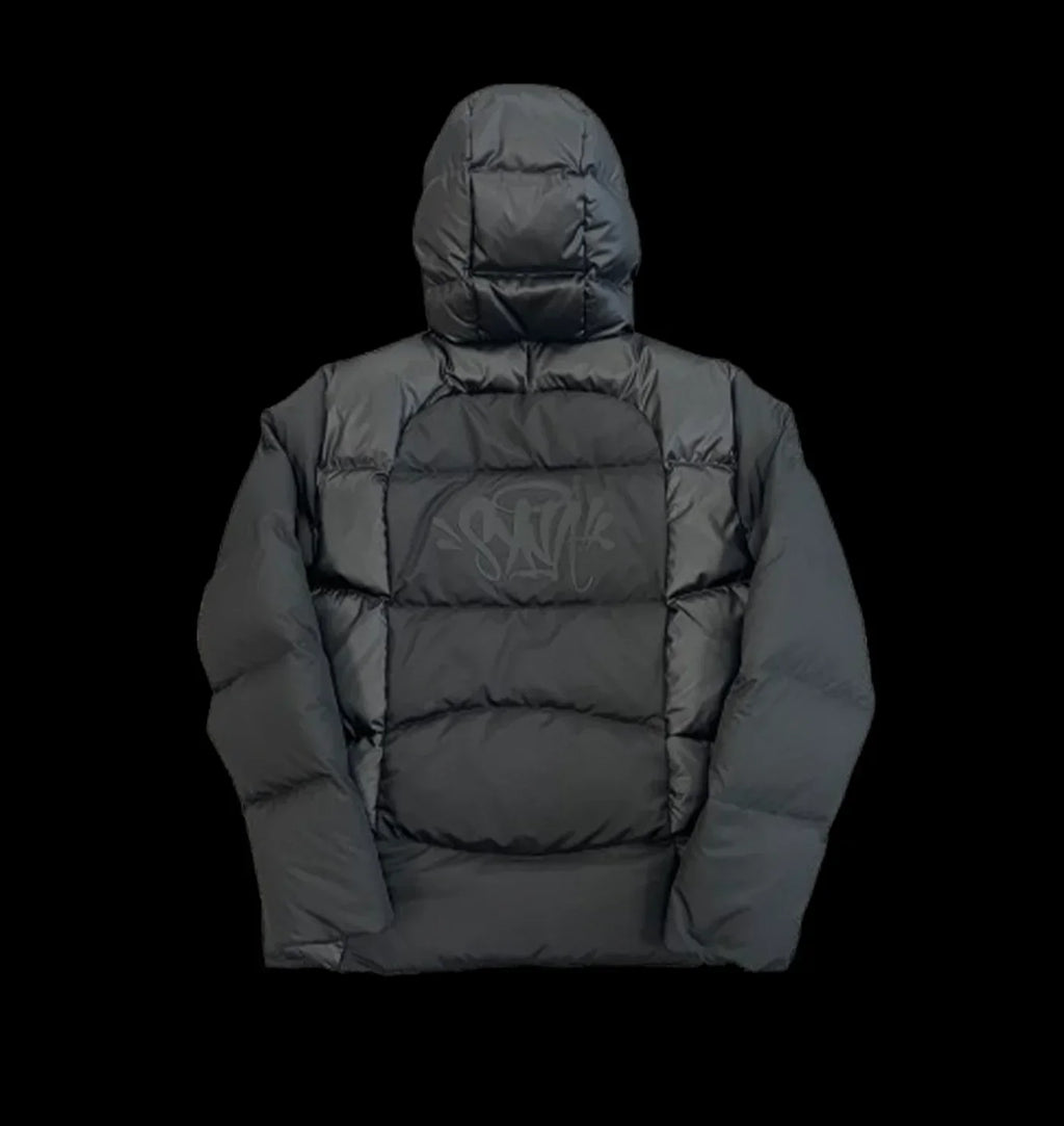WAVE PUFFER JACKET (BLACK)