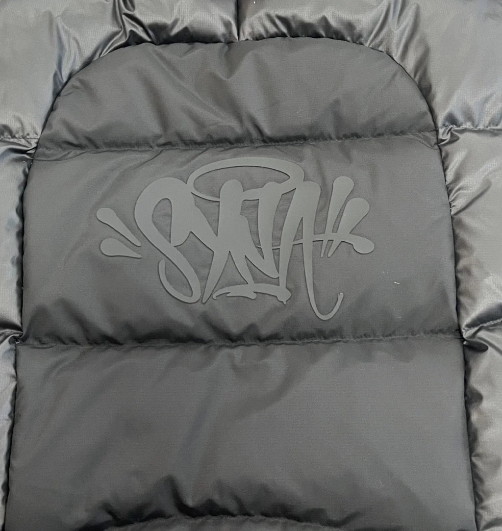 WAVE PUFFER JACKET (BLACK)
