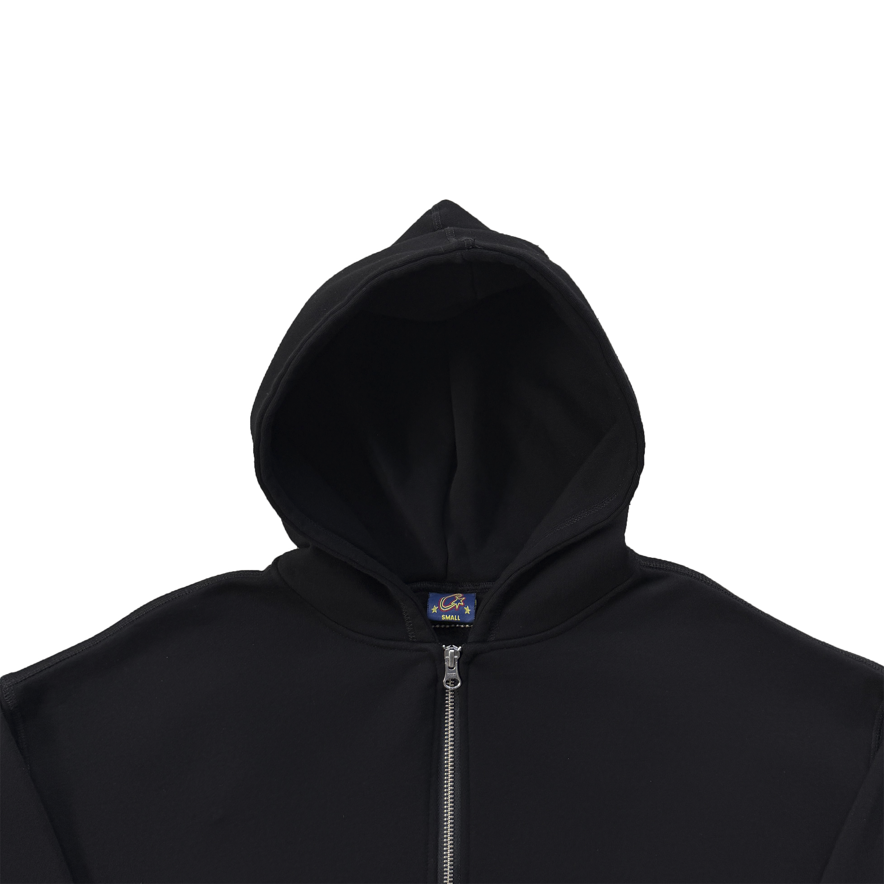 LUNDUN STITCH ZIP HOODIE (BLACK)