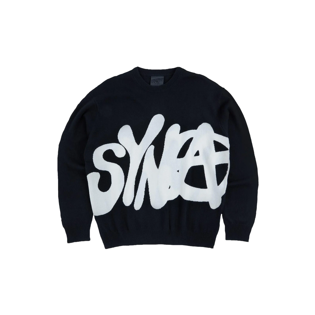WORLD SYNARCHY CASHMERE SWEATER (BLACK)