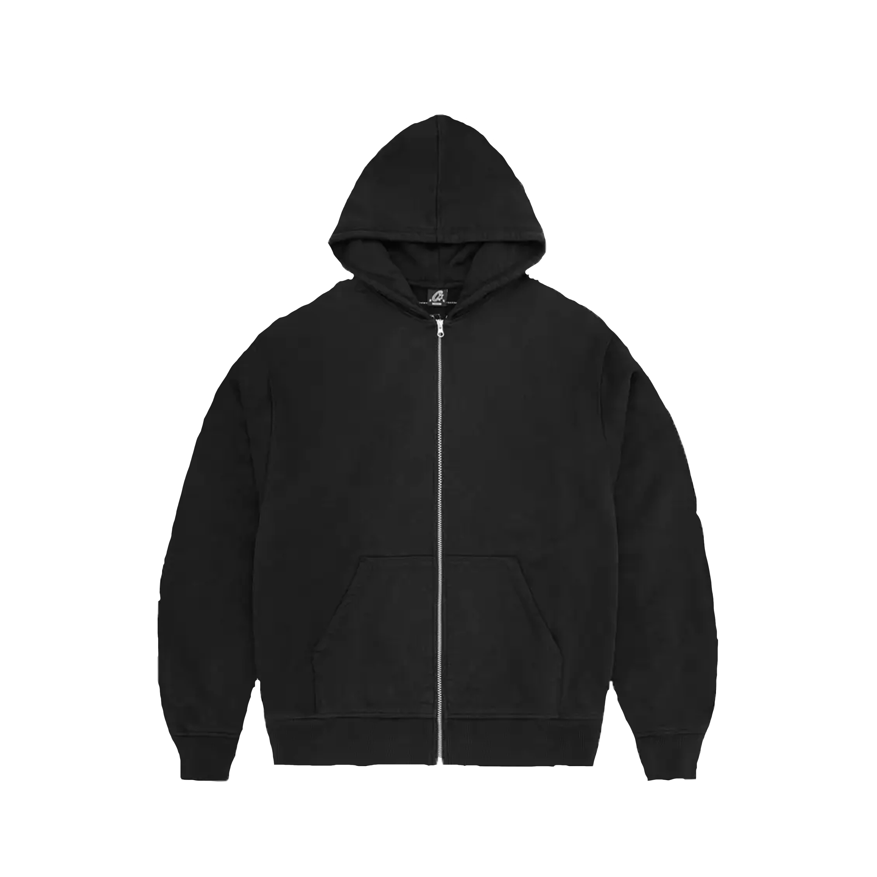 LUNDUN STITCH ZIP HOODIE (BLACK)