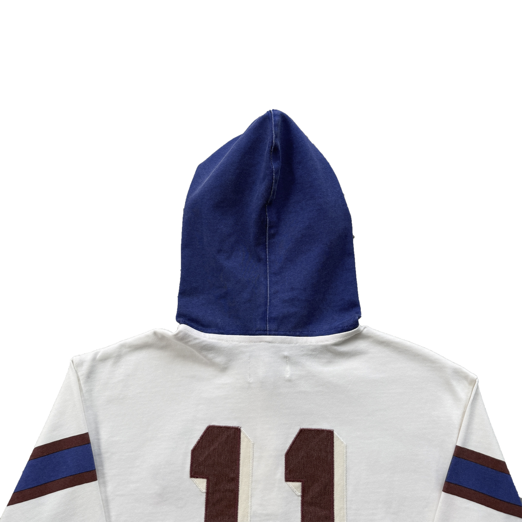 WINGER HOODED RUGBY -(OFF WHITE)