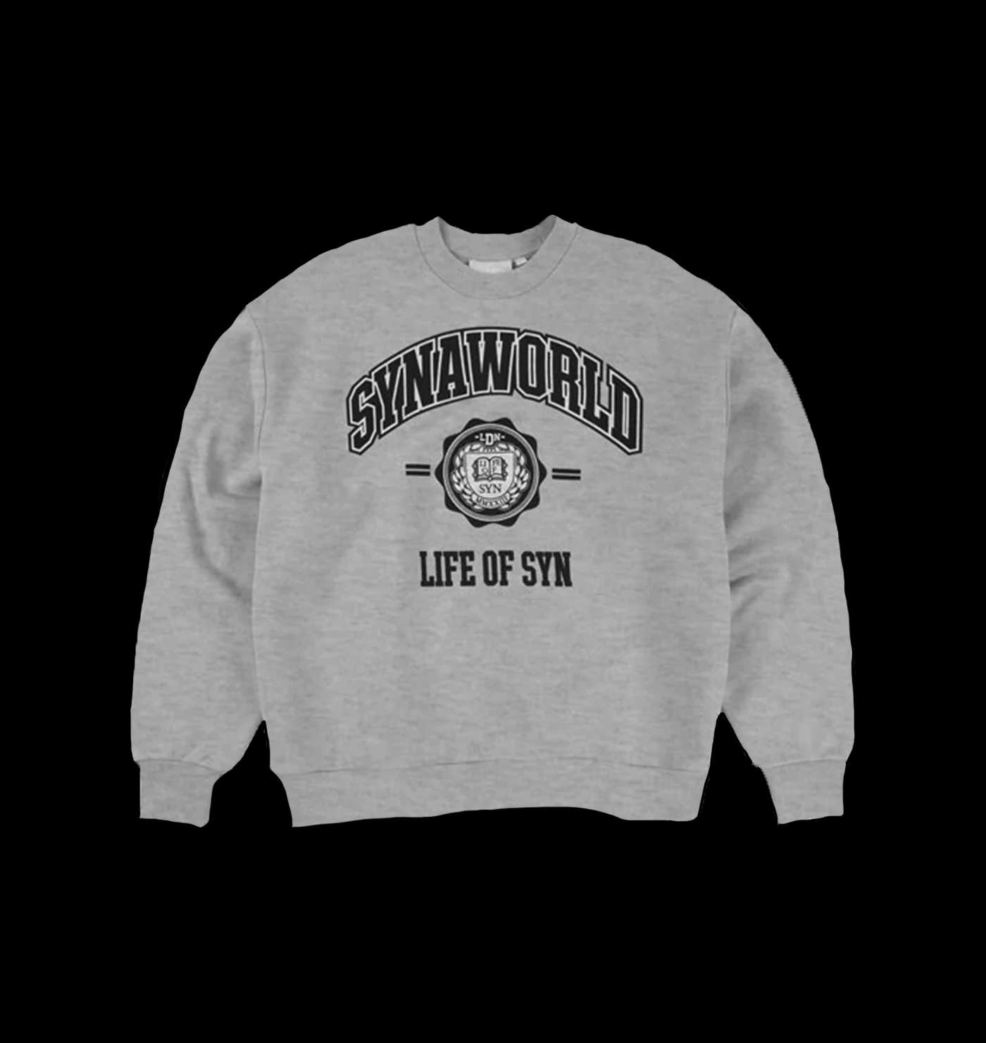 COLLEGE CREW SWEATER (GREY)