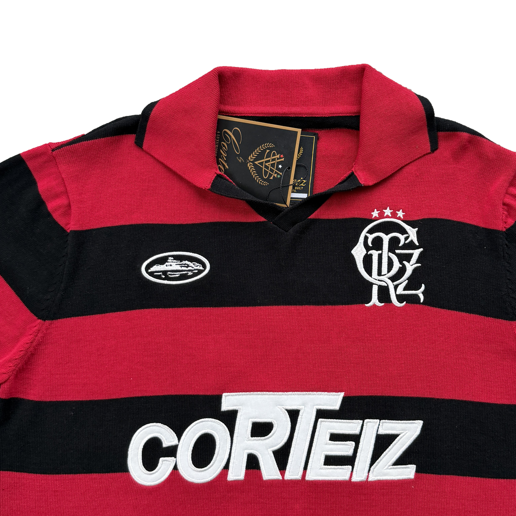 STRIPED KNIT JERSEY (RED)