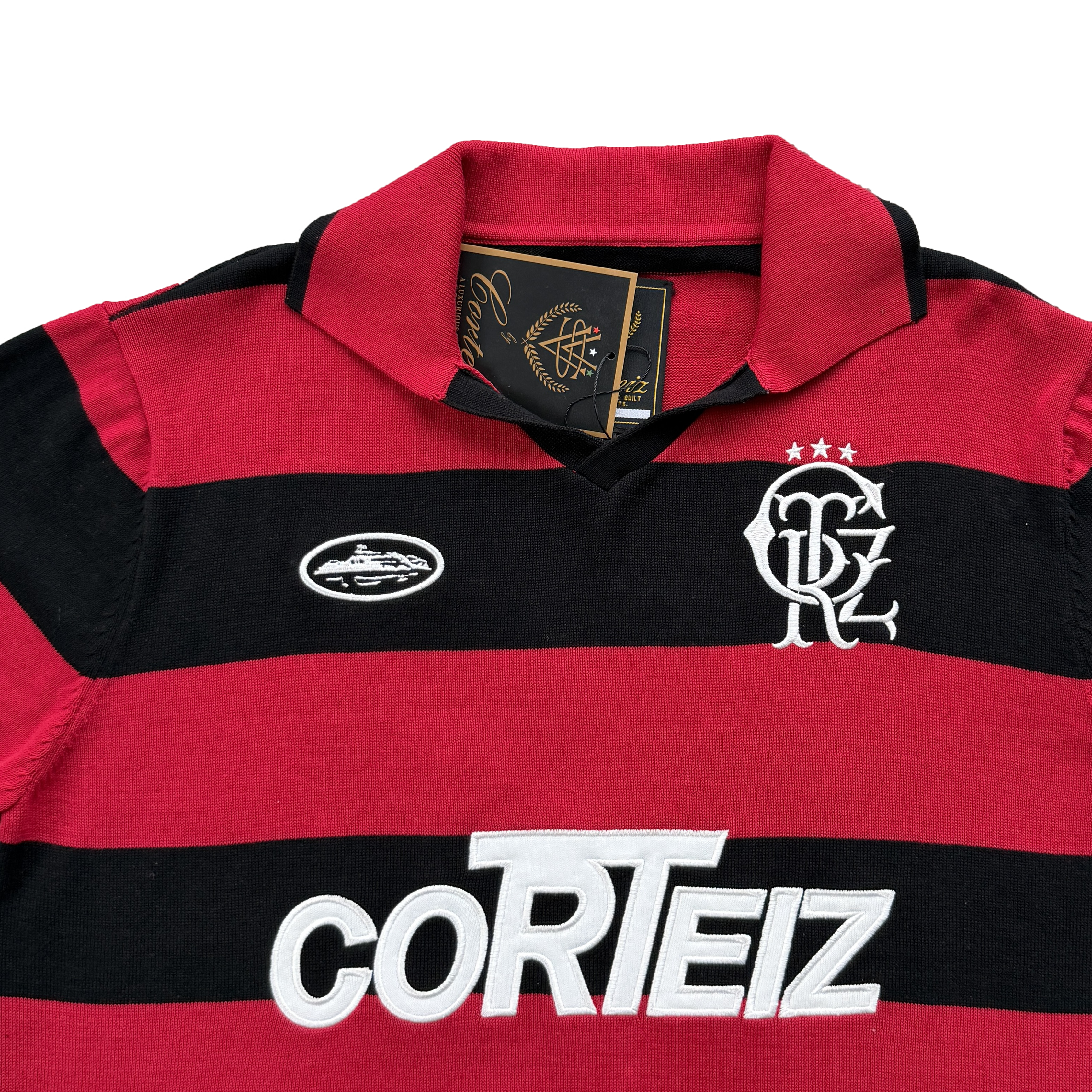 STRIPED KNIT JERSEY (RED)