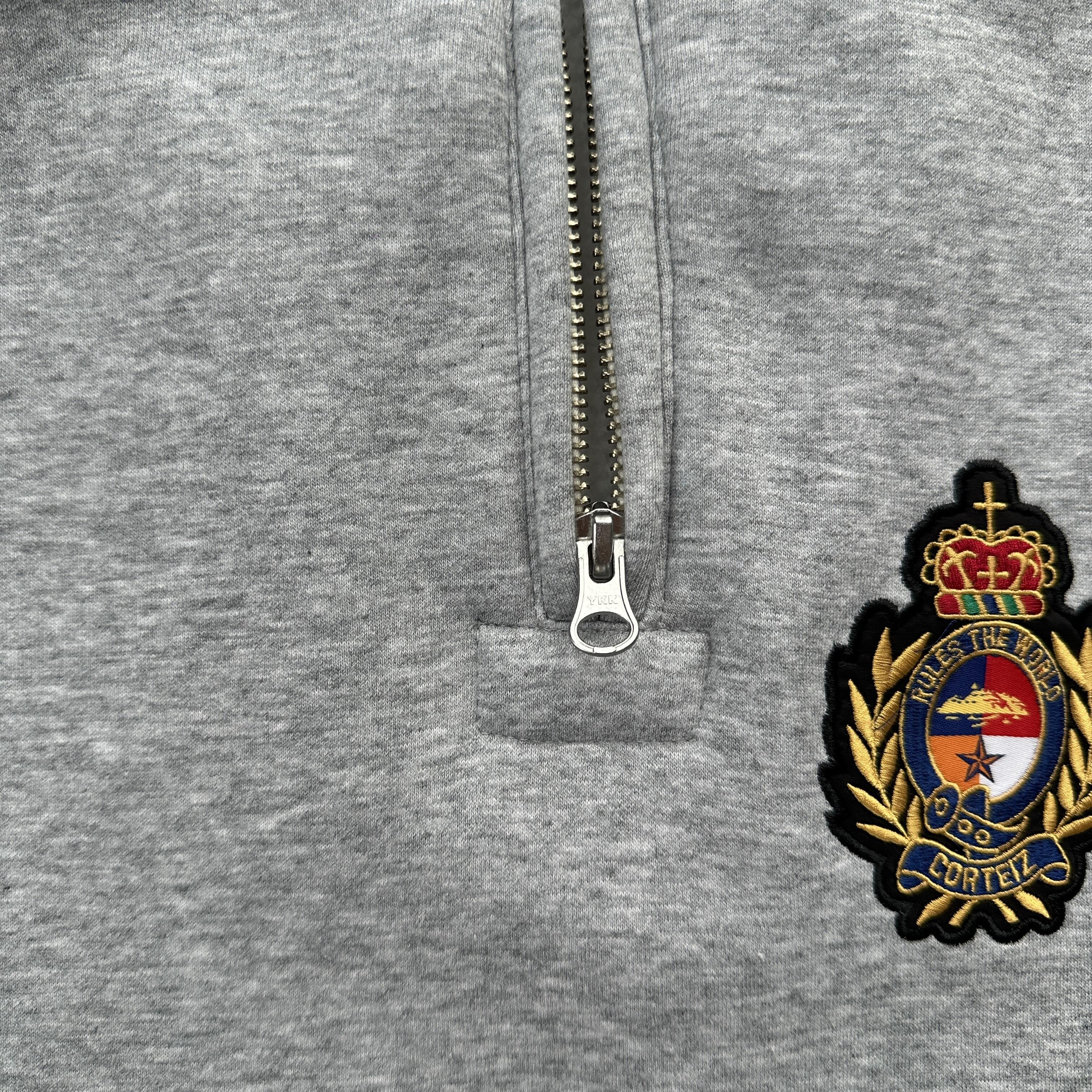 ROYALE CREST QUARTER ZIP (HEATHER GREY)