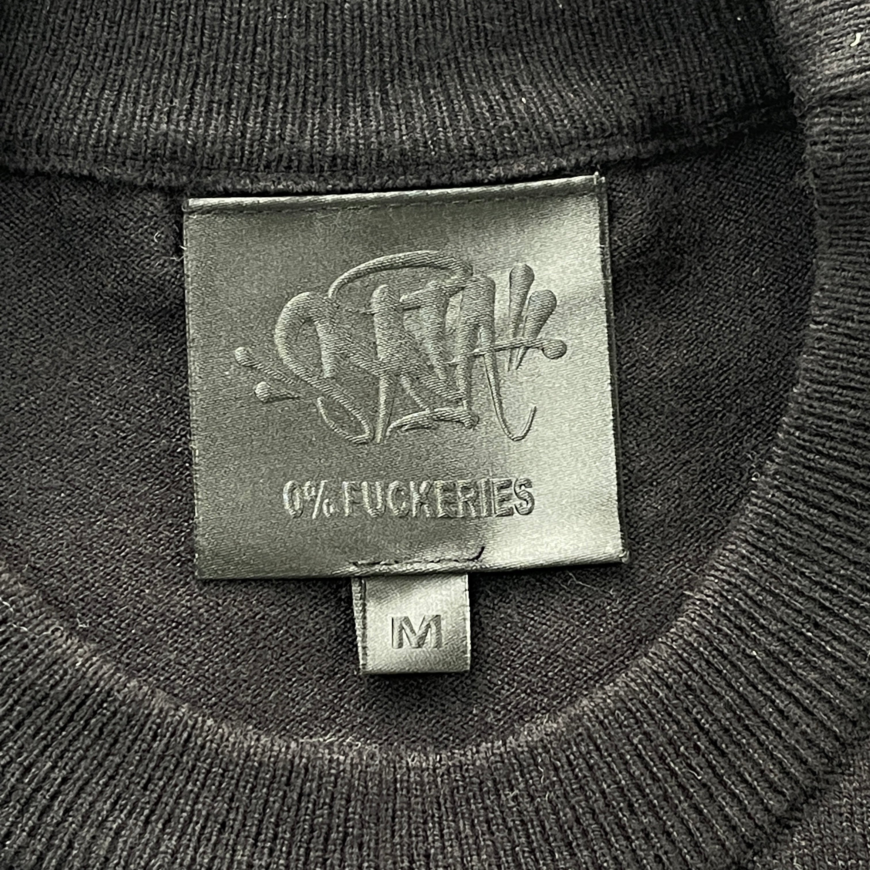 WORLD SYNARCHY CASHMERE SWEATER (BLACK)