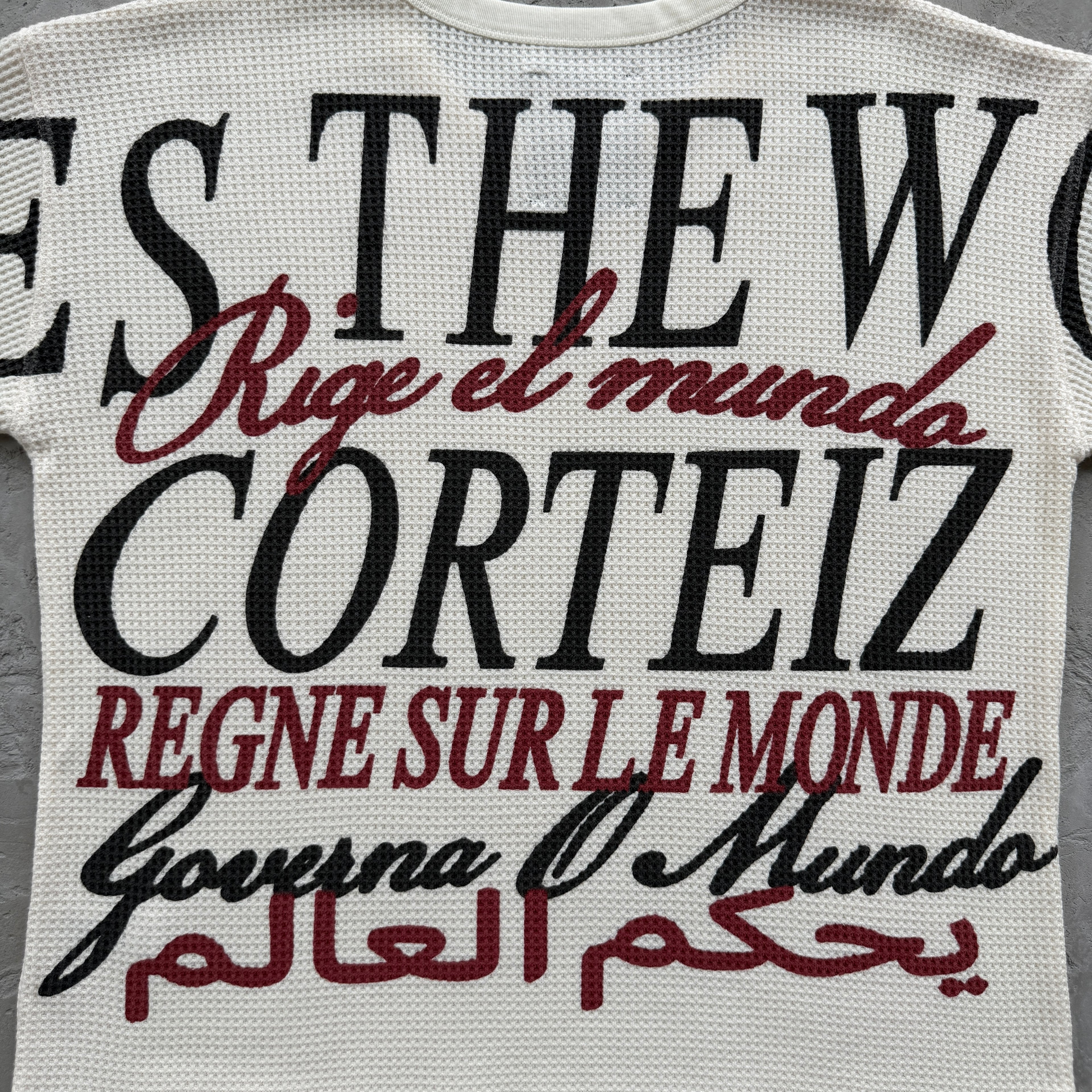 WORLDWIDE WAFFLE THERMAL (WHITE)