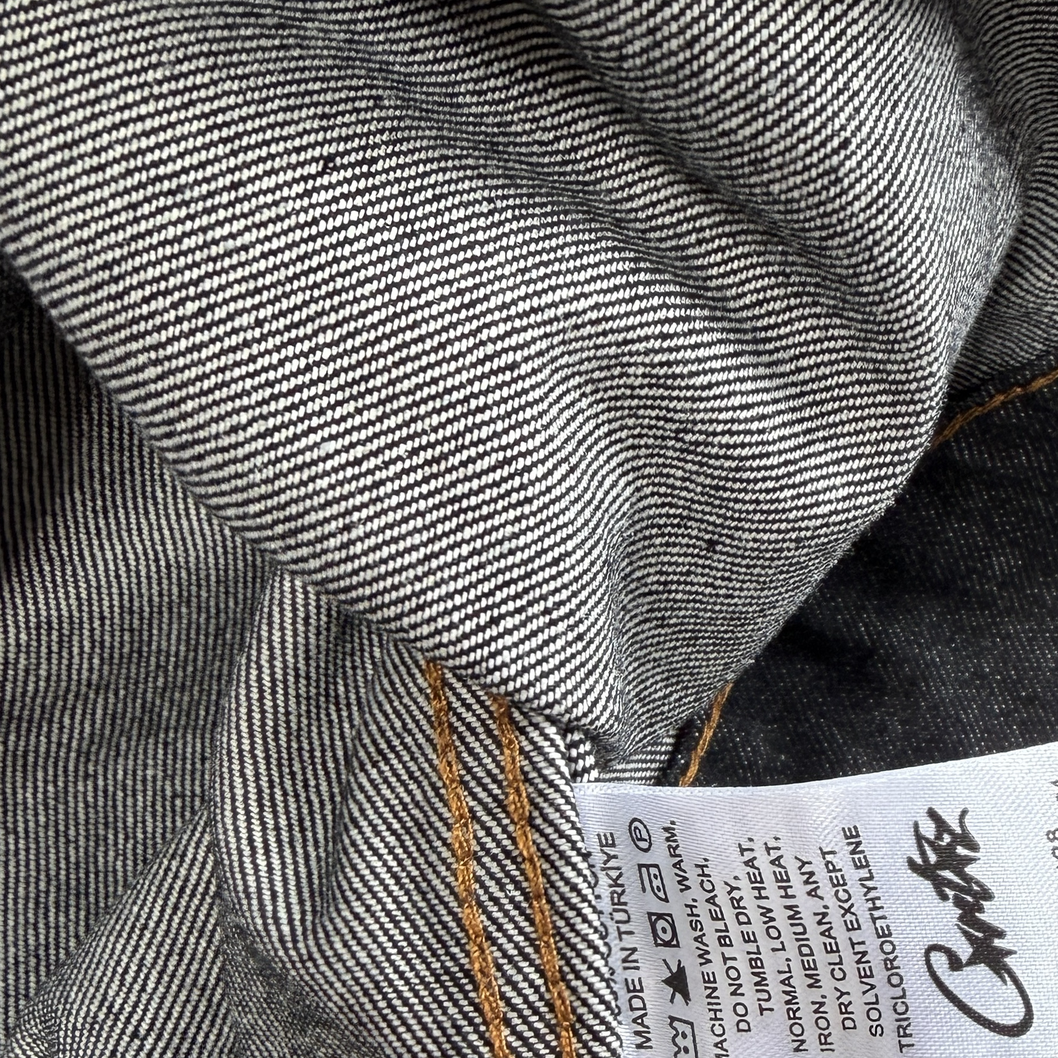 CREST CHAINSTITCH DENIM JACKET (WASHED)